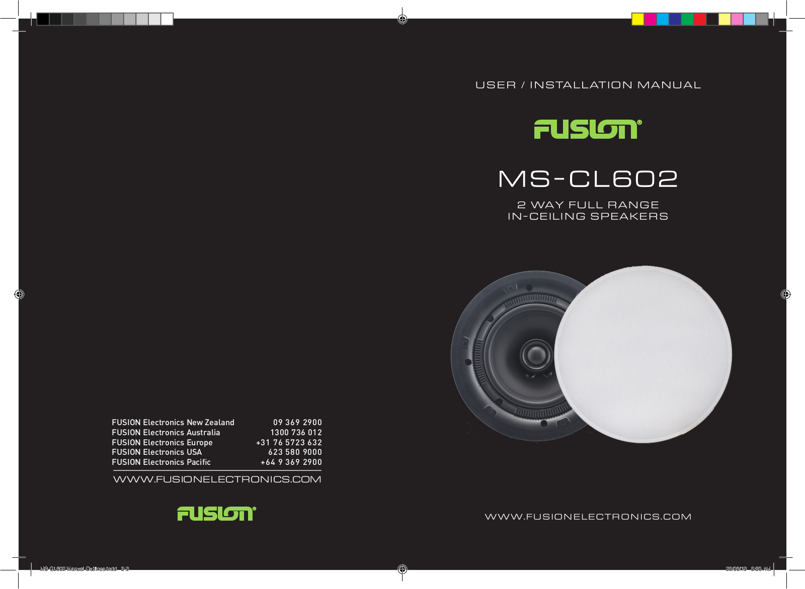 Fusion MS-CK602 User Manual