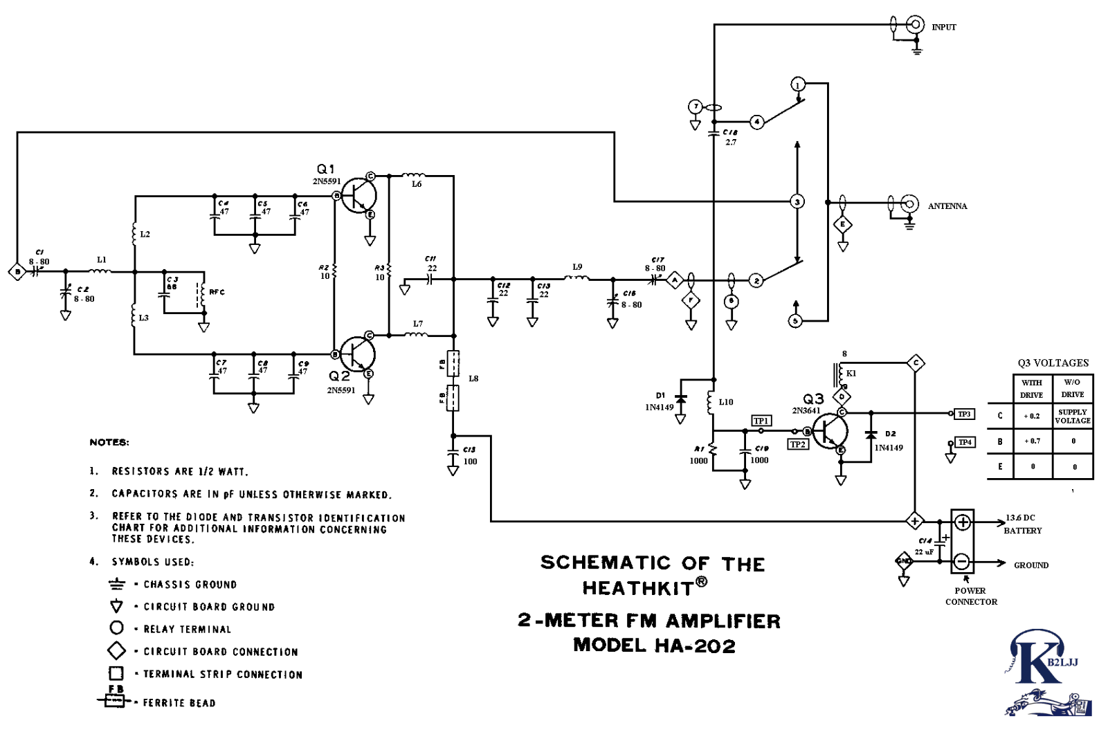 Heath Heathkit HA-202 Schematic Diagram