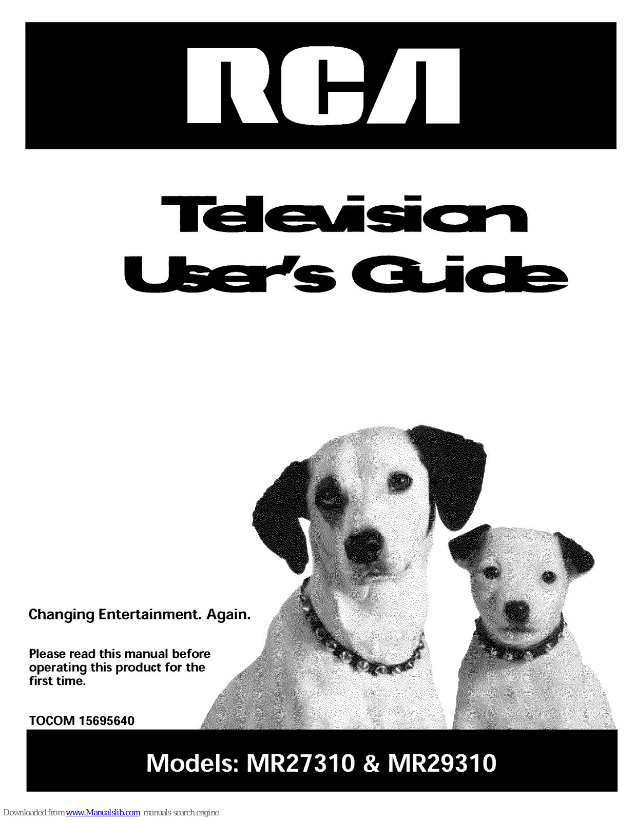 RCA MR29310TX51, MR27310TX51, MR27310, MR29310 User Manual - ManualMachine.com