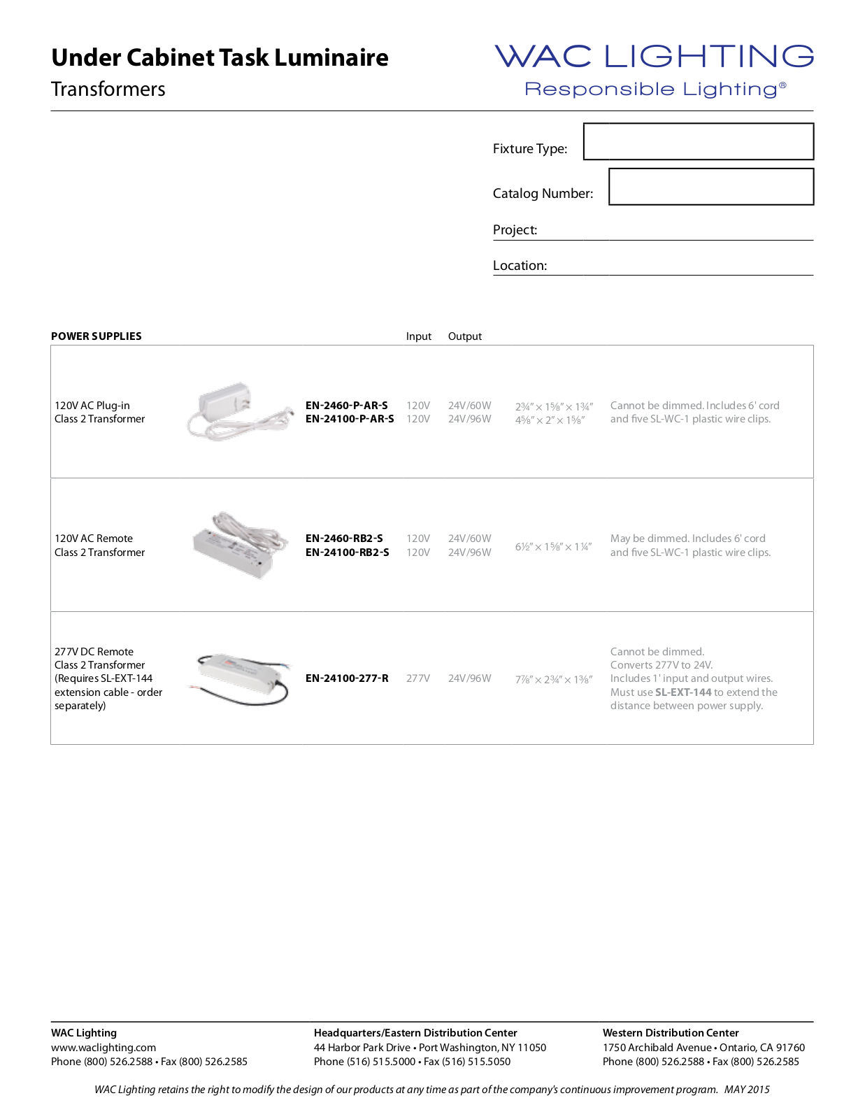 WAC Lighting WAC5691 Specifications - ManualMachine.com