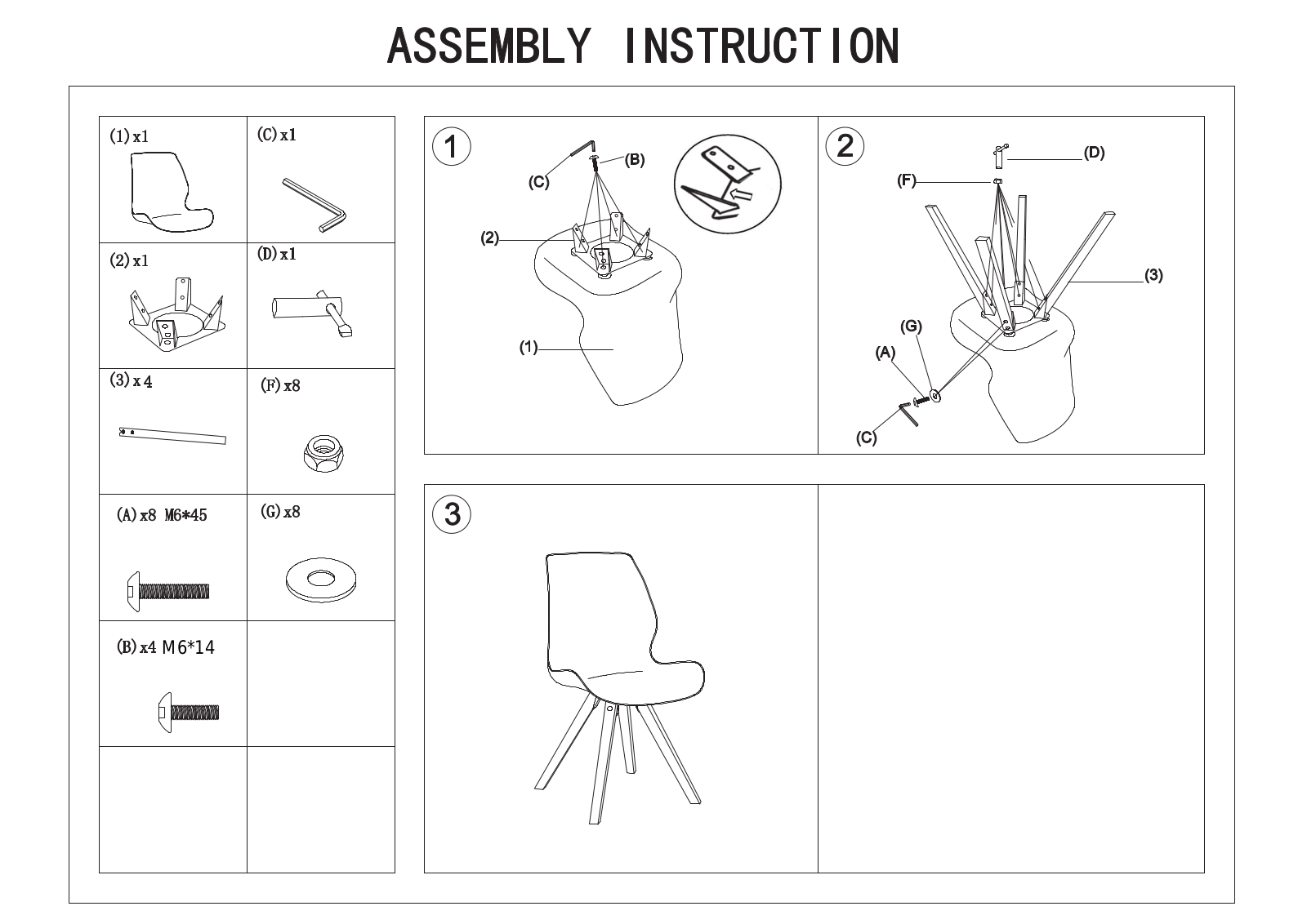 Wrought Studio POHM1585 Installation & Assembly - ManualMachine.com