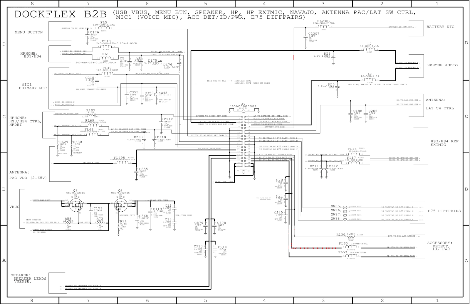 Apple iphone 5с schematics diagram