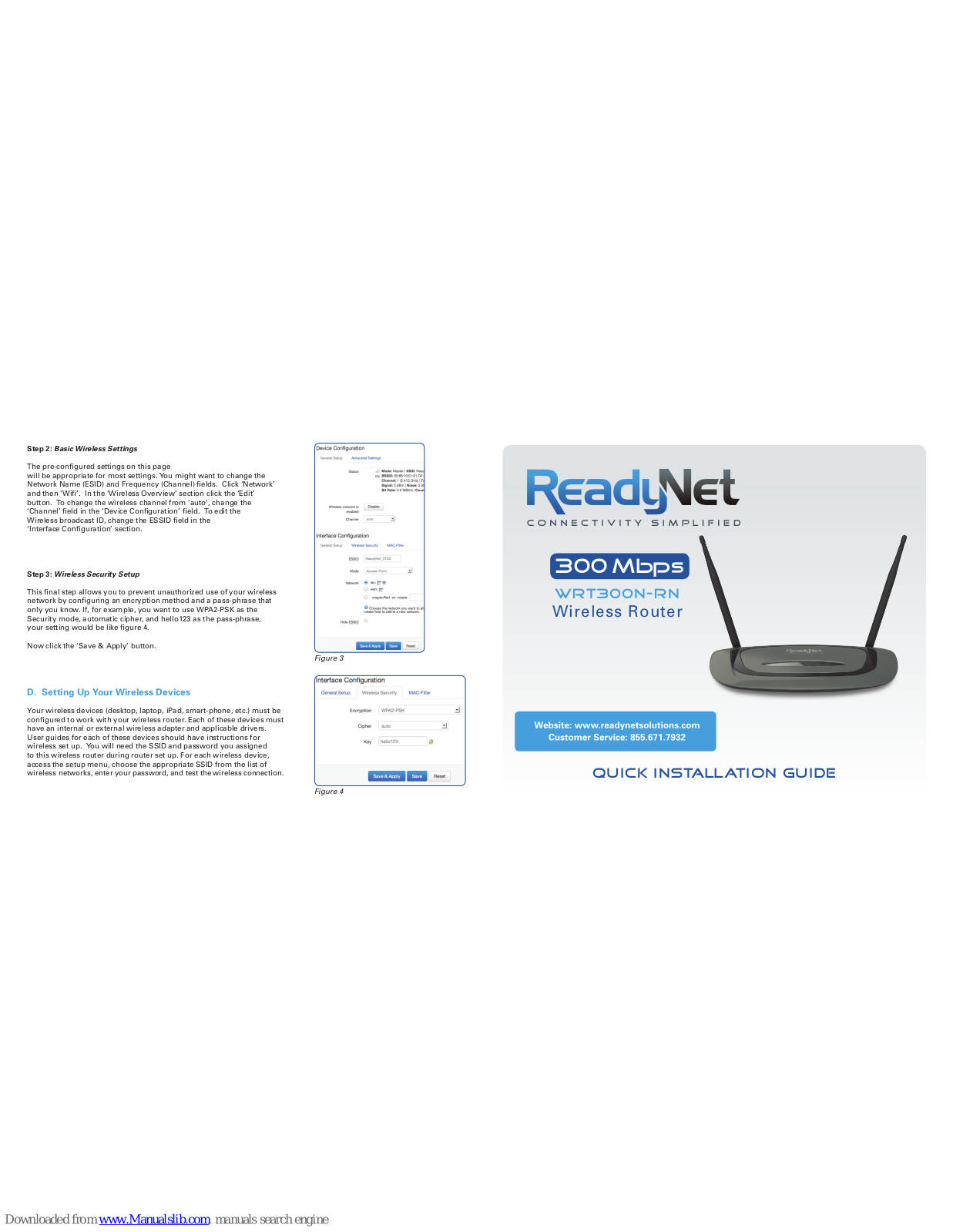 ReadyNet wrt300n-rn Quick Installation Manual