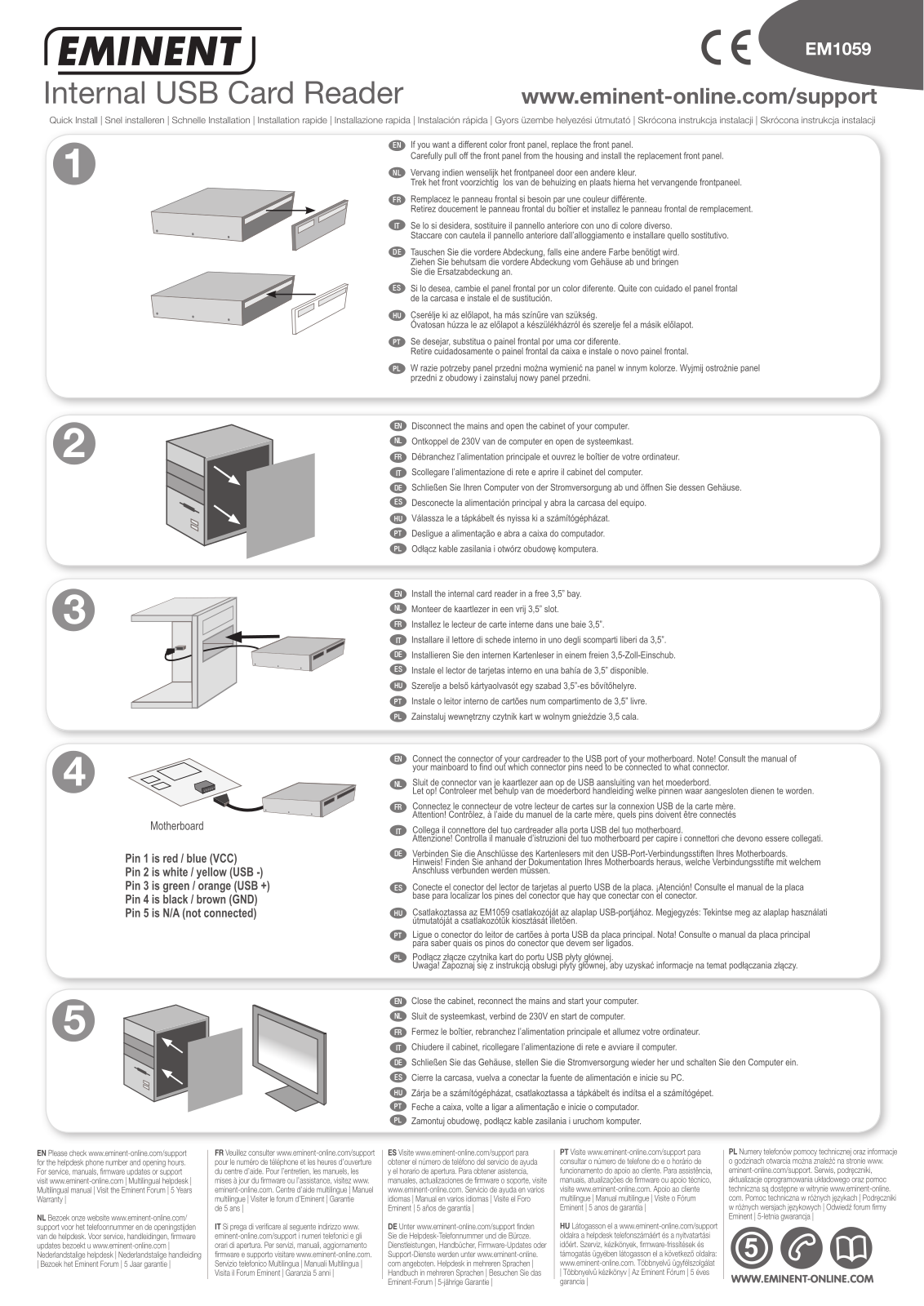 Eminent EM1059 Service Manual