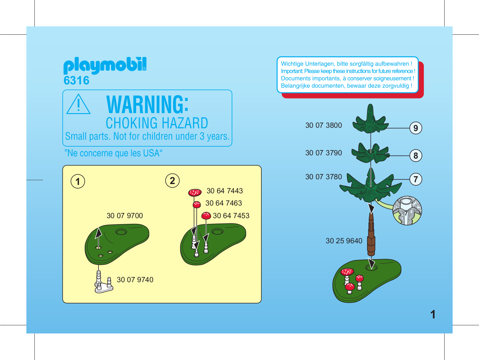 Playmobil 6316 Instructions