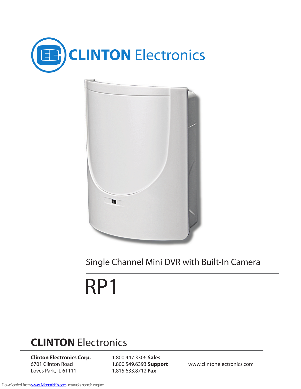 Clinton Electronics RP1 User Manual