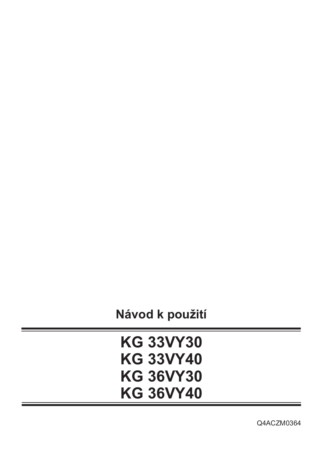 Siemens KG36VY40, KG33VY40 User Manual