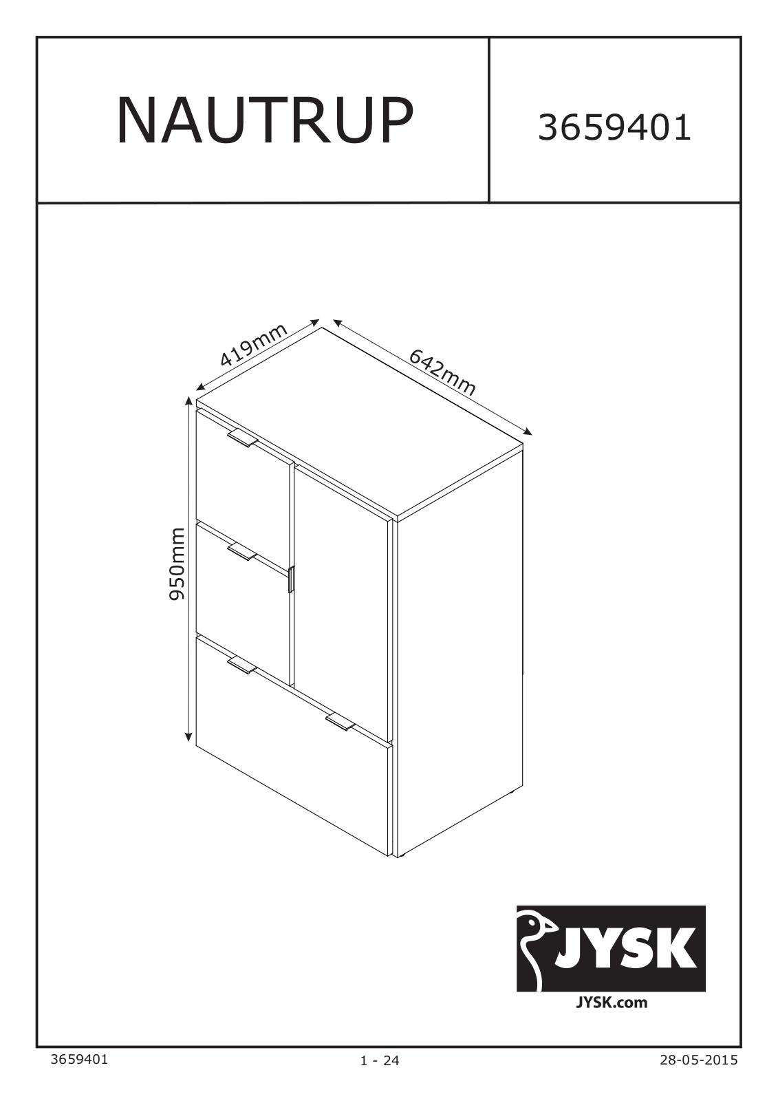 JYSK Nautrup User Manual