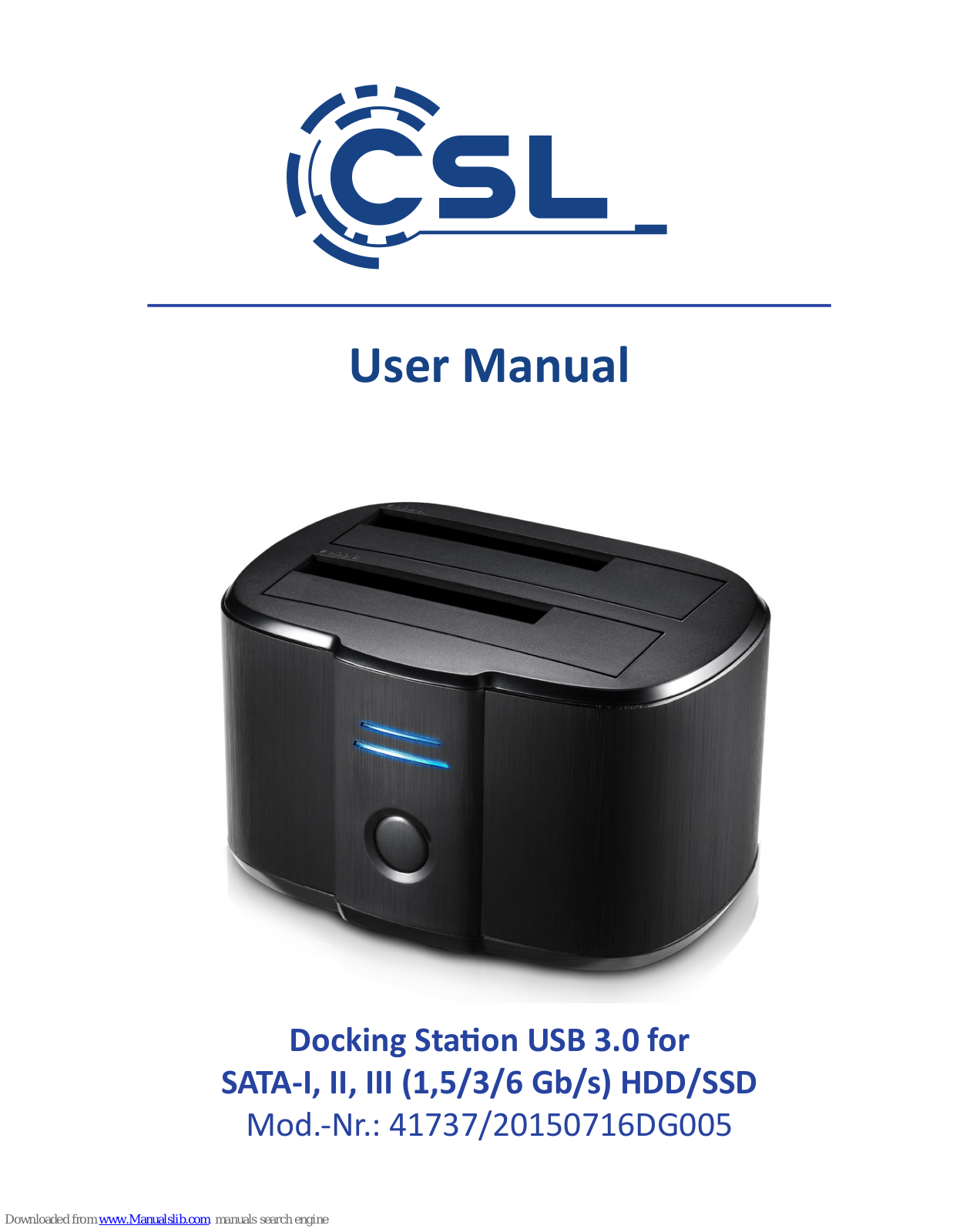 CSL 41737/20150716DG005 User Manual