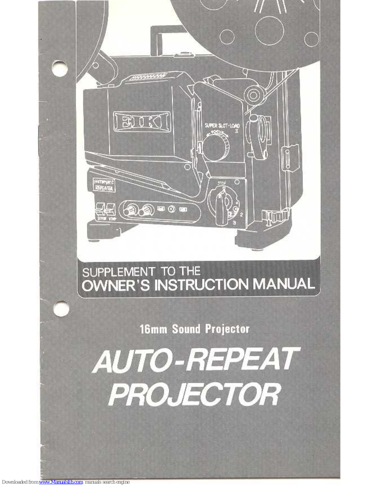 Eiki SL-ARO Owner's Instruction Manual