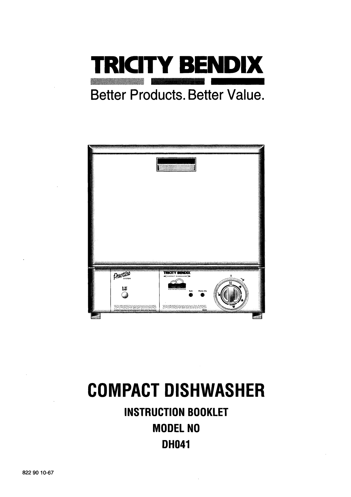 Tricity Bendix DH041 User Manual