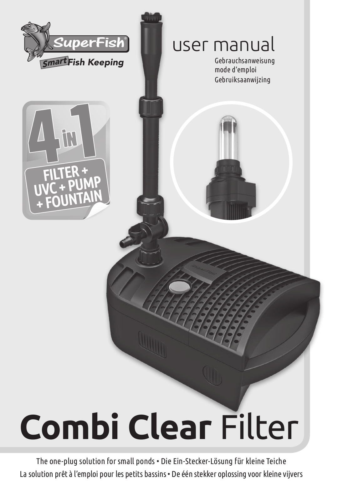 SuperFish Combi Clear User Manual