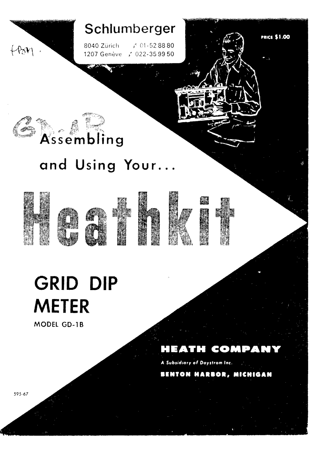 Heathkit GD-1B Schematic