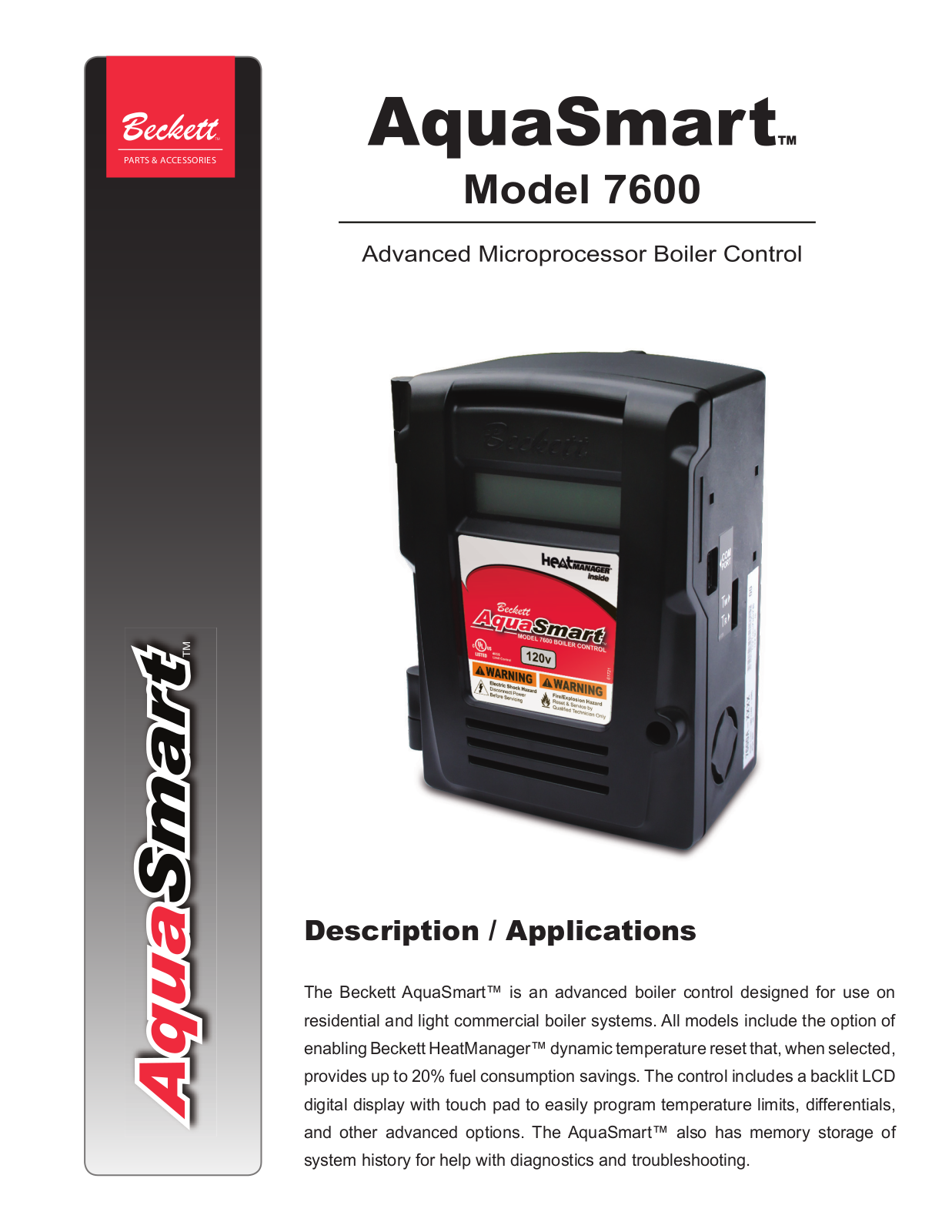 Beckett 7600 User Manual