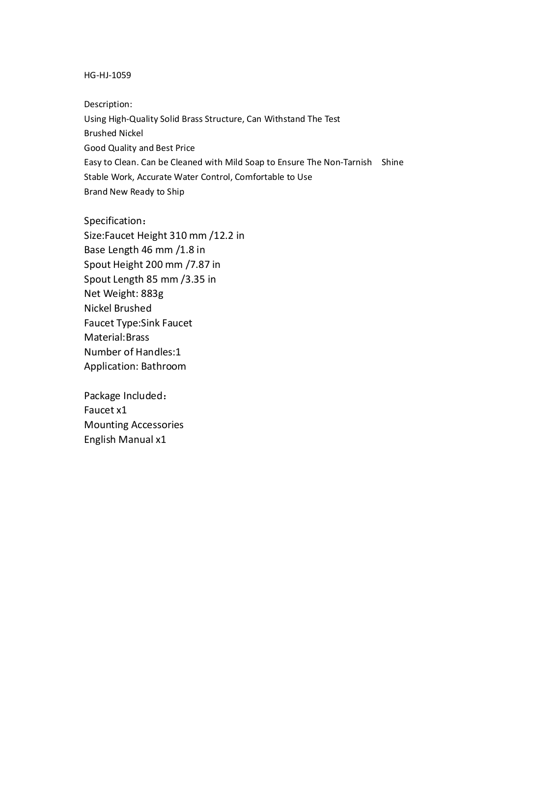 LINKING LNKI2704 Specifications - ManualMachine.com