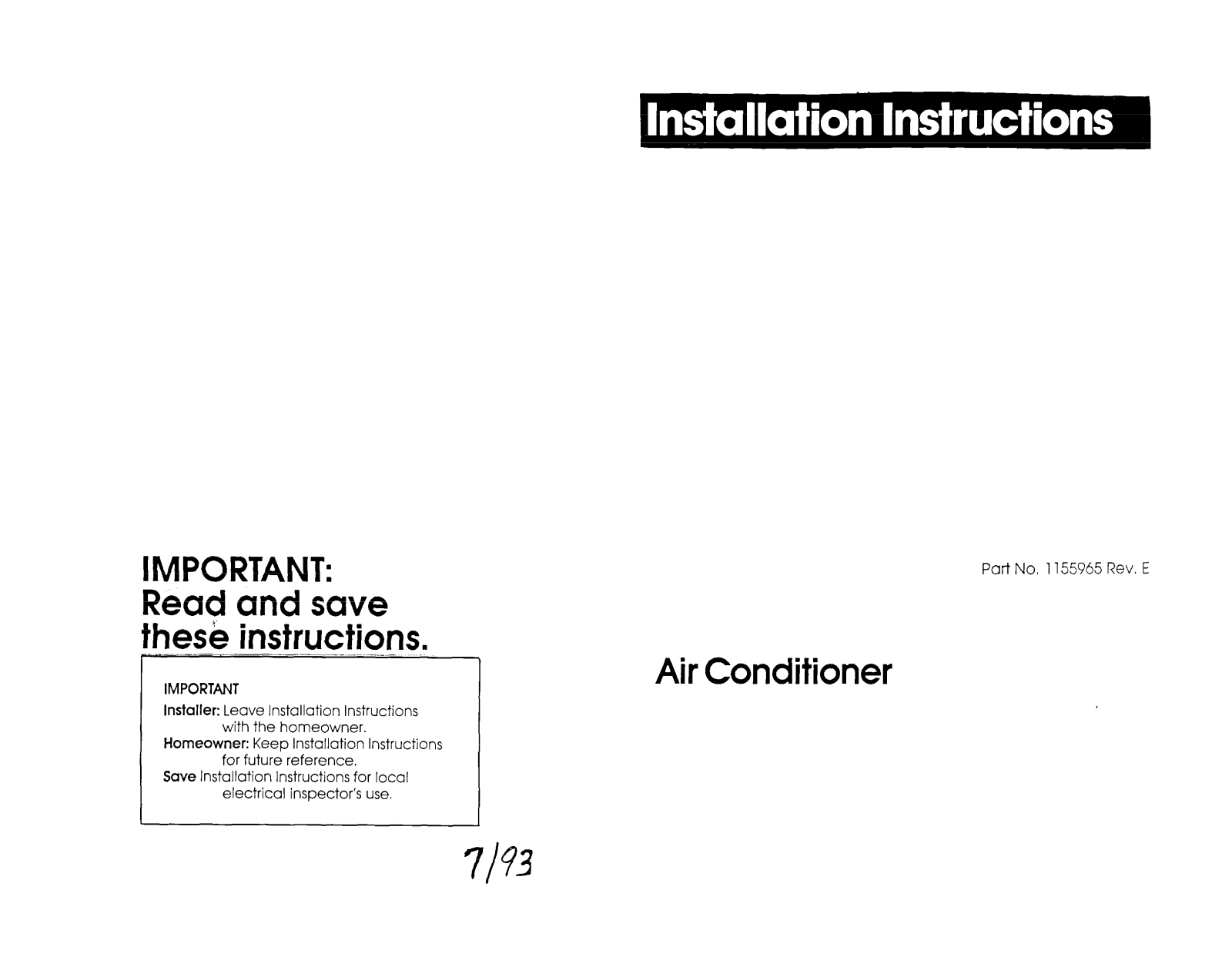 Coolerator Ar1800xt0 Installation Guide - ManualMachine.com