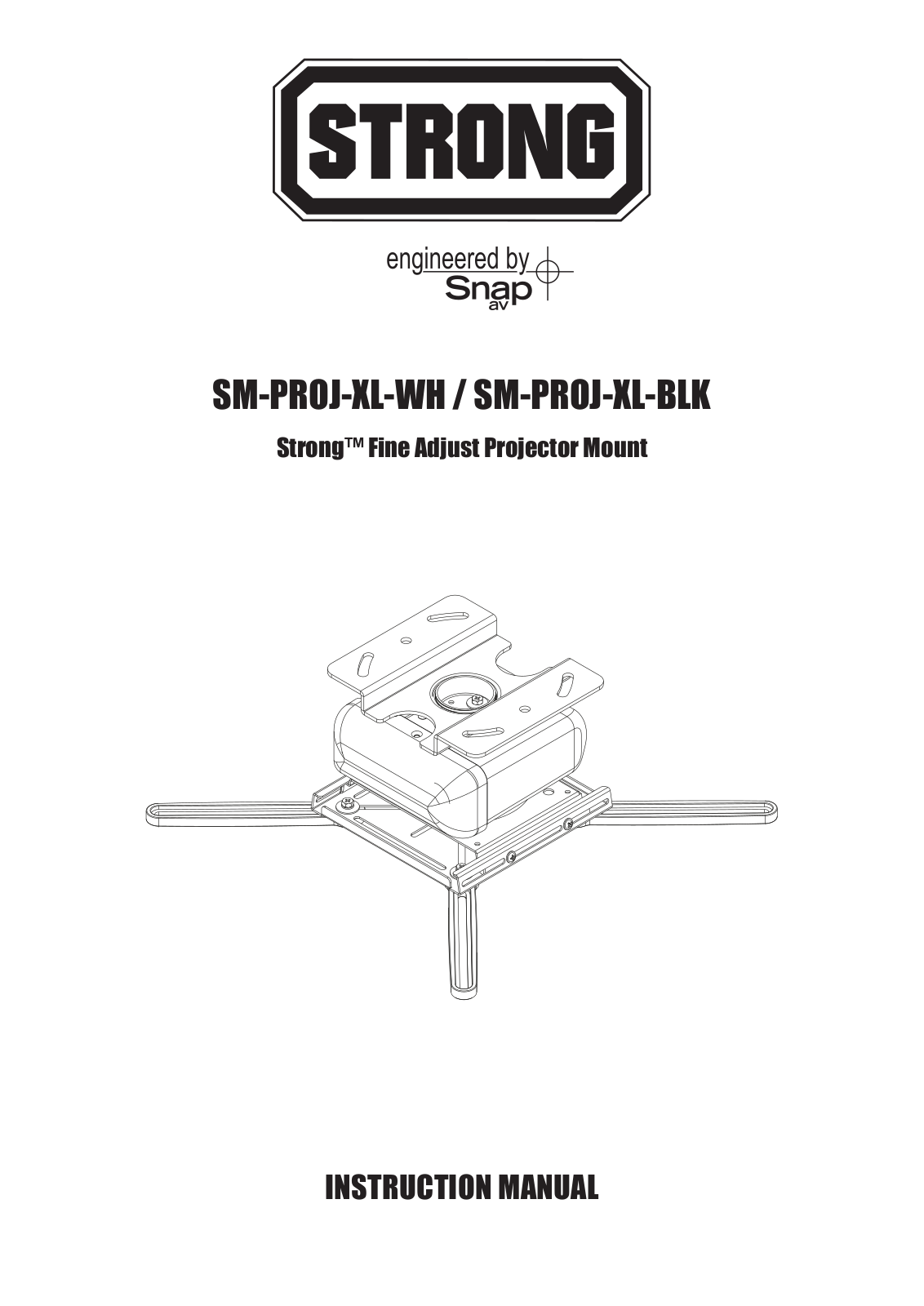 Staub Electronics SM-PROJ-XL-BLK User Manual