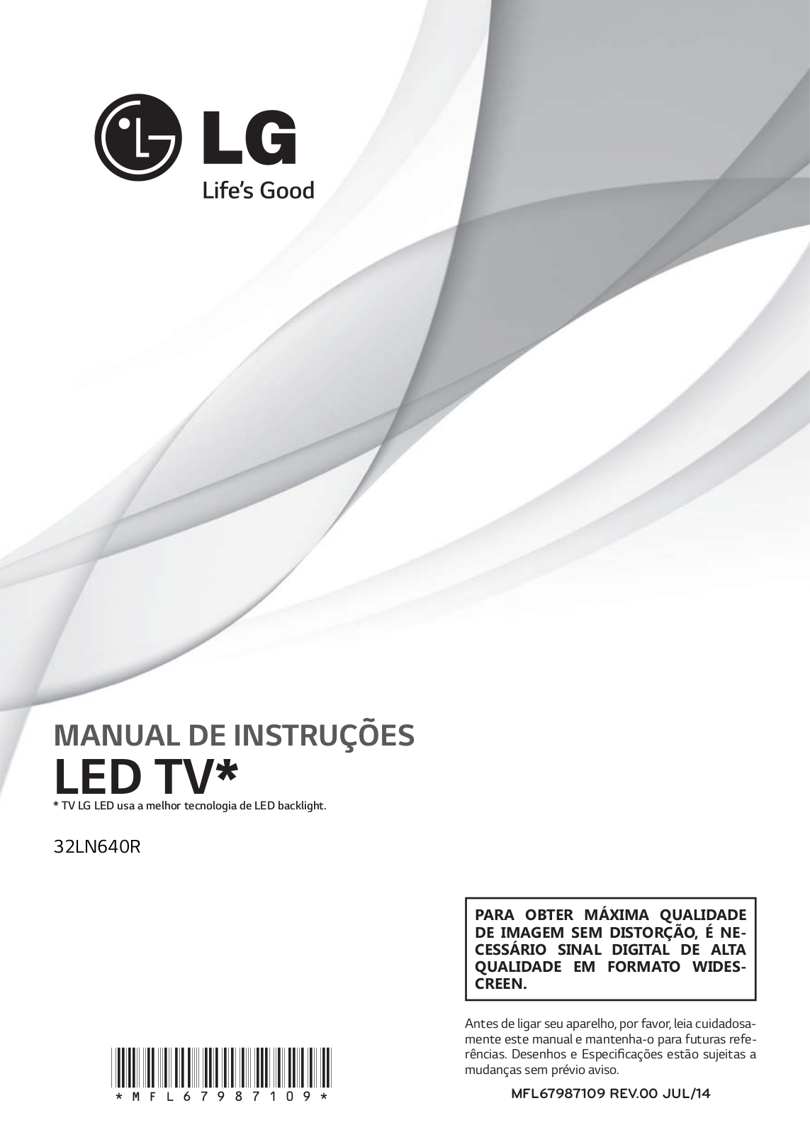 LG 32LN640R User manual