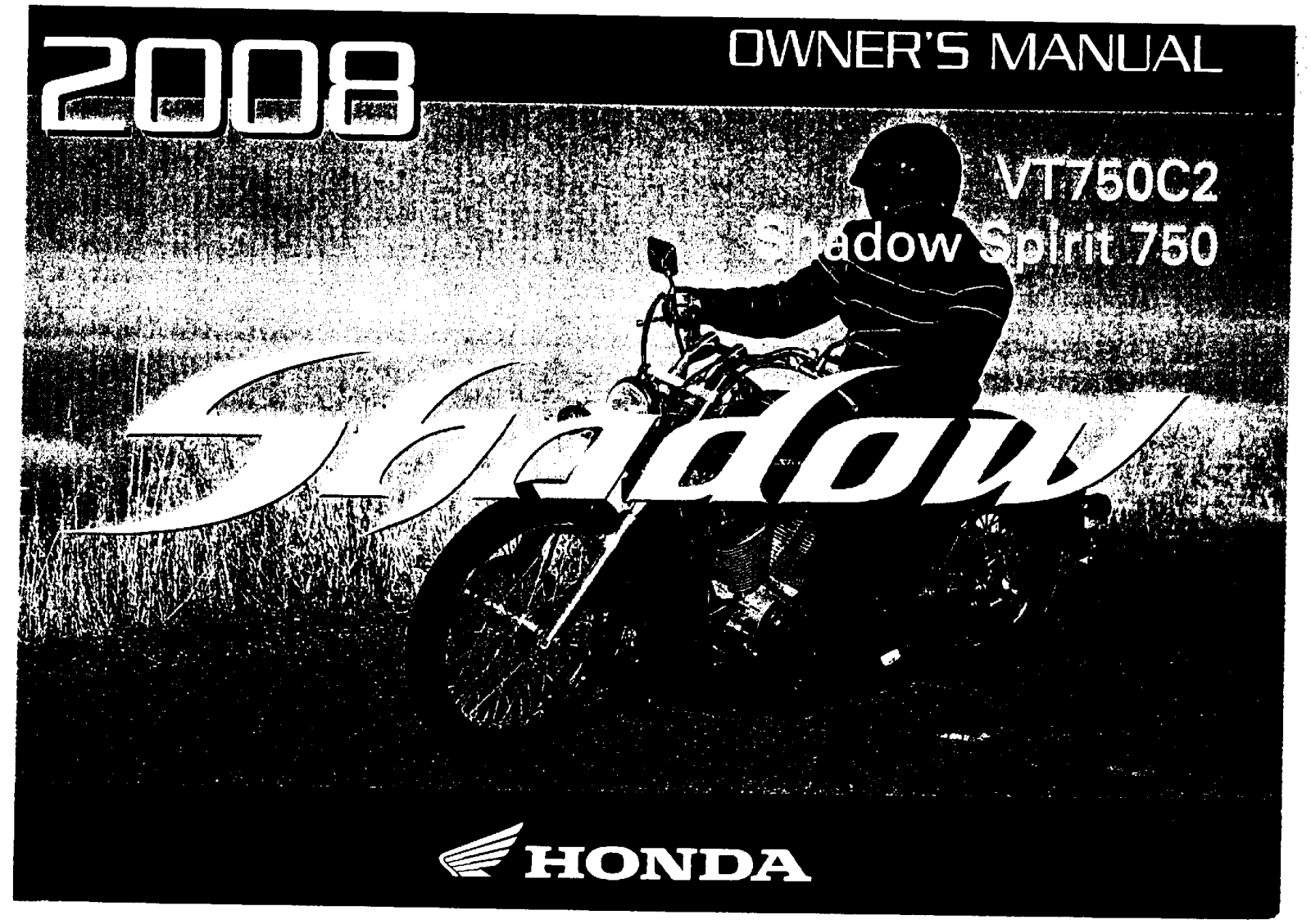 Honda VT750C2 Owner's Manual