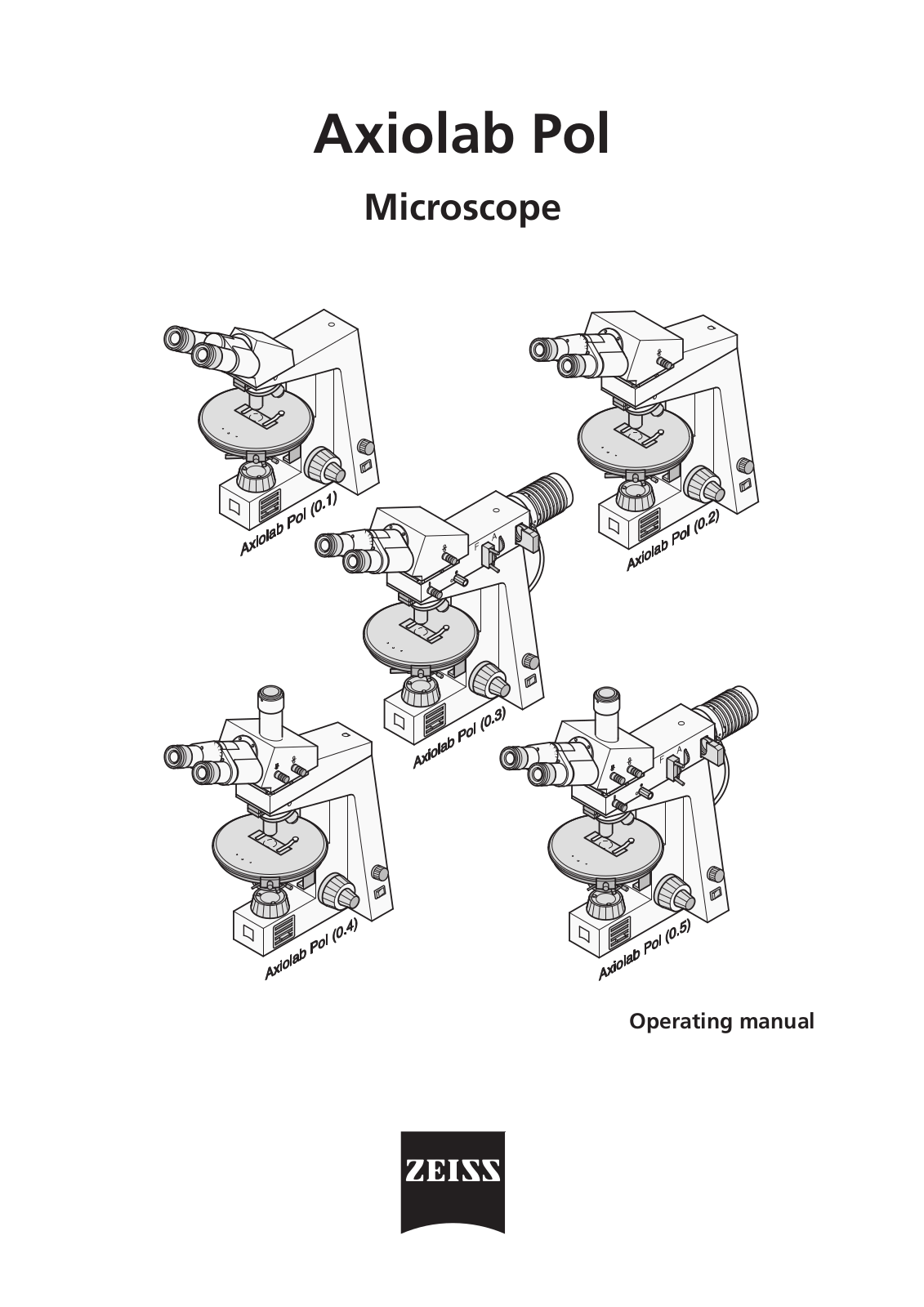 Zeiss AXIOLAB POL USER MANUAL