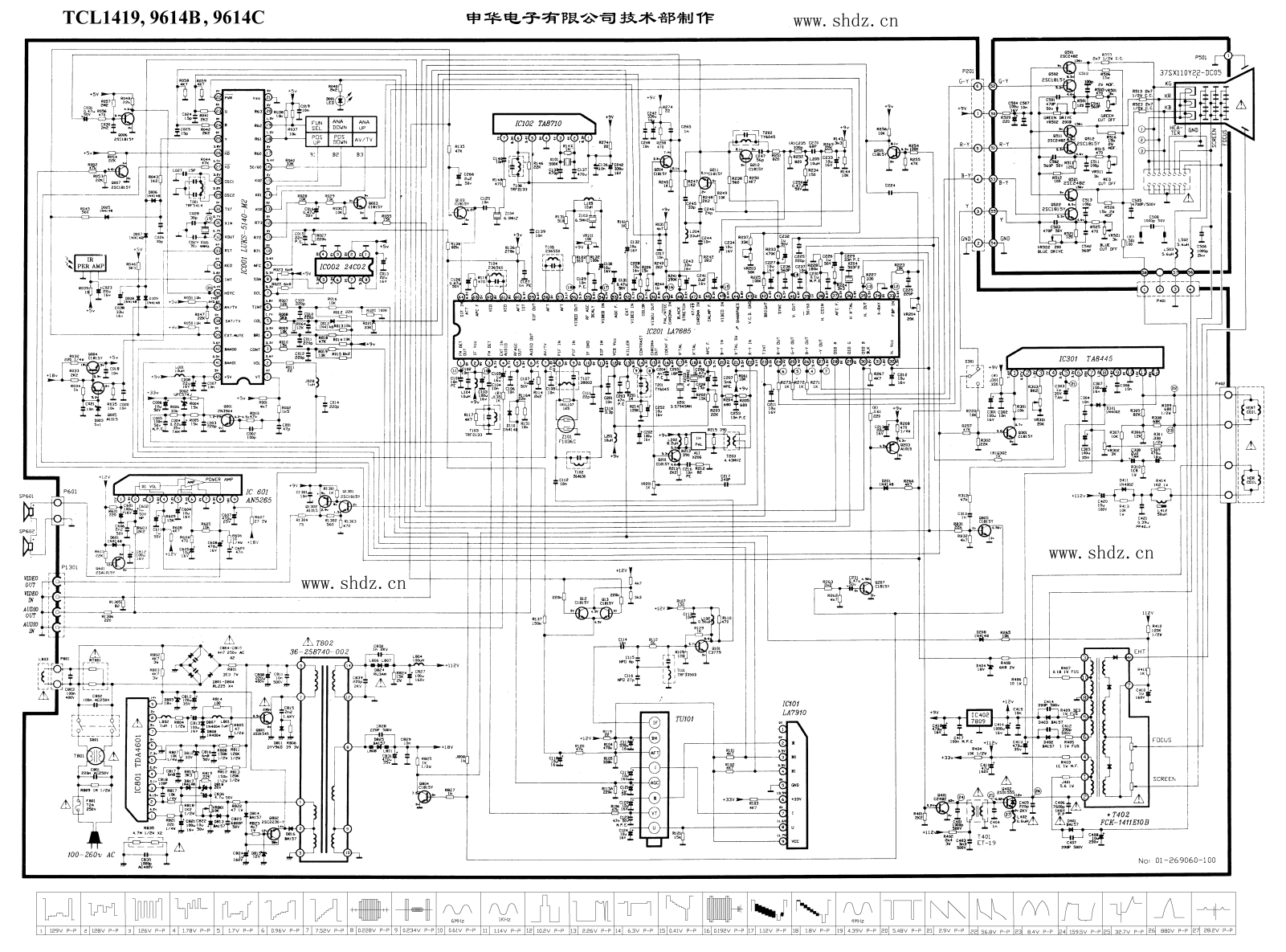 TCL 1419, 9614B, 9614C Service Manual