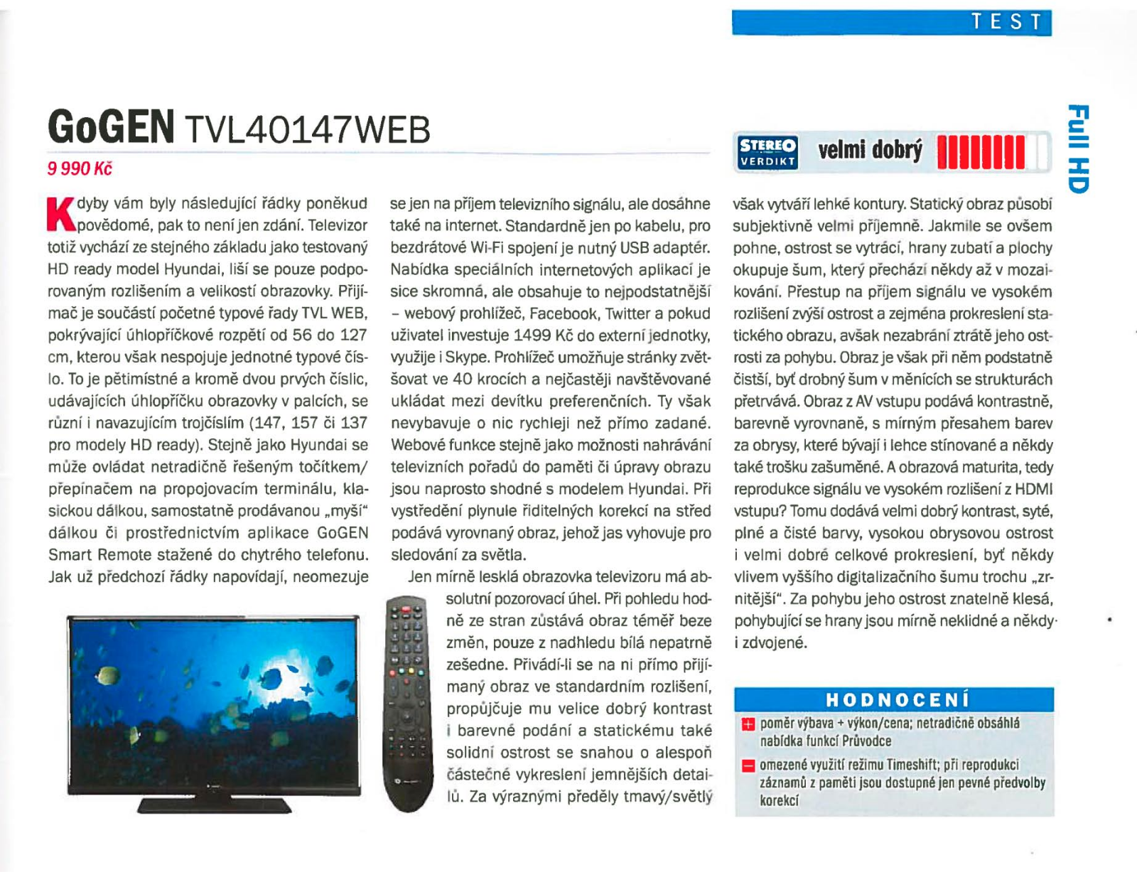 GoGEN TVL 40147 WEB User Manual