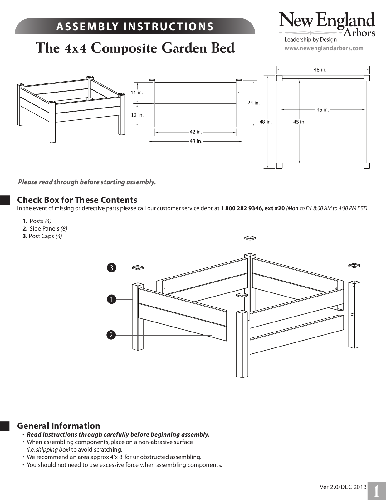 New England Arbors VA84063 User Manual