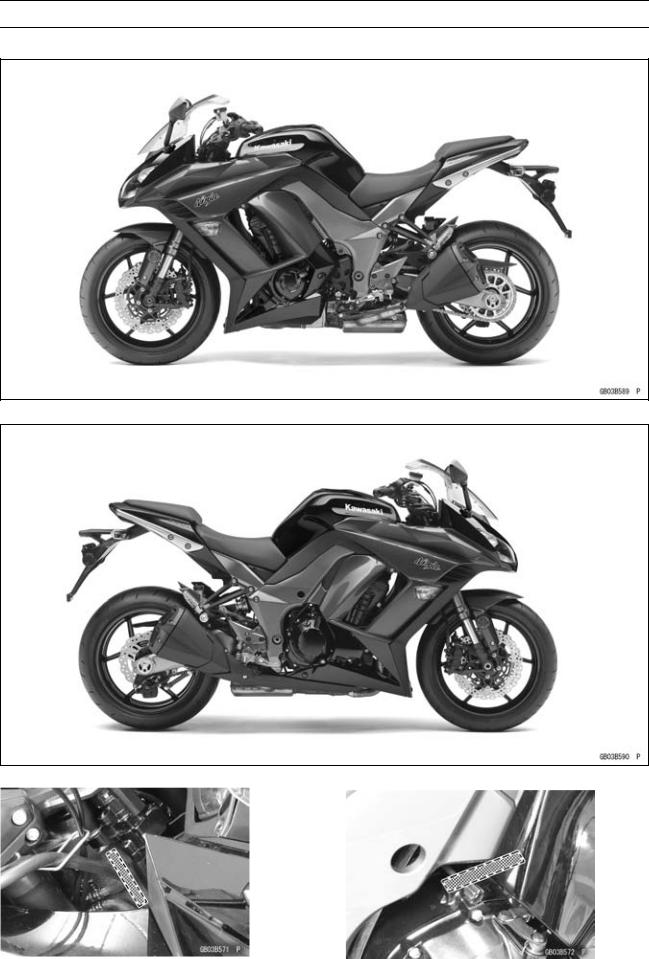 Kawasaki Z1000SX, Z1000SX ABS, Ninja 1000, Ninja 1000 ABS Service manual