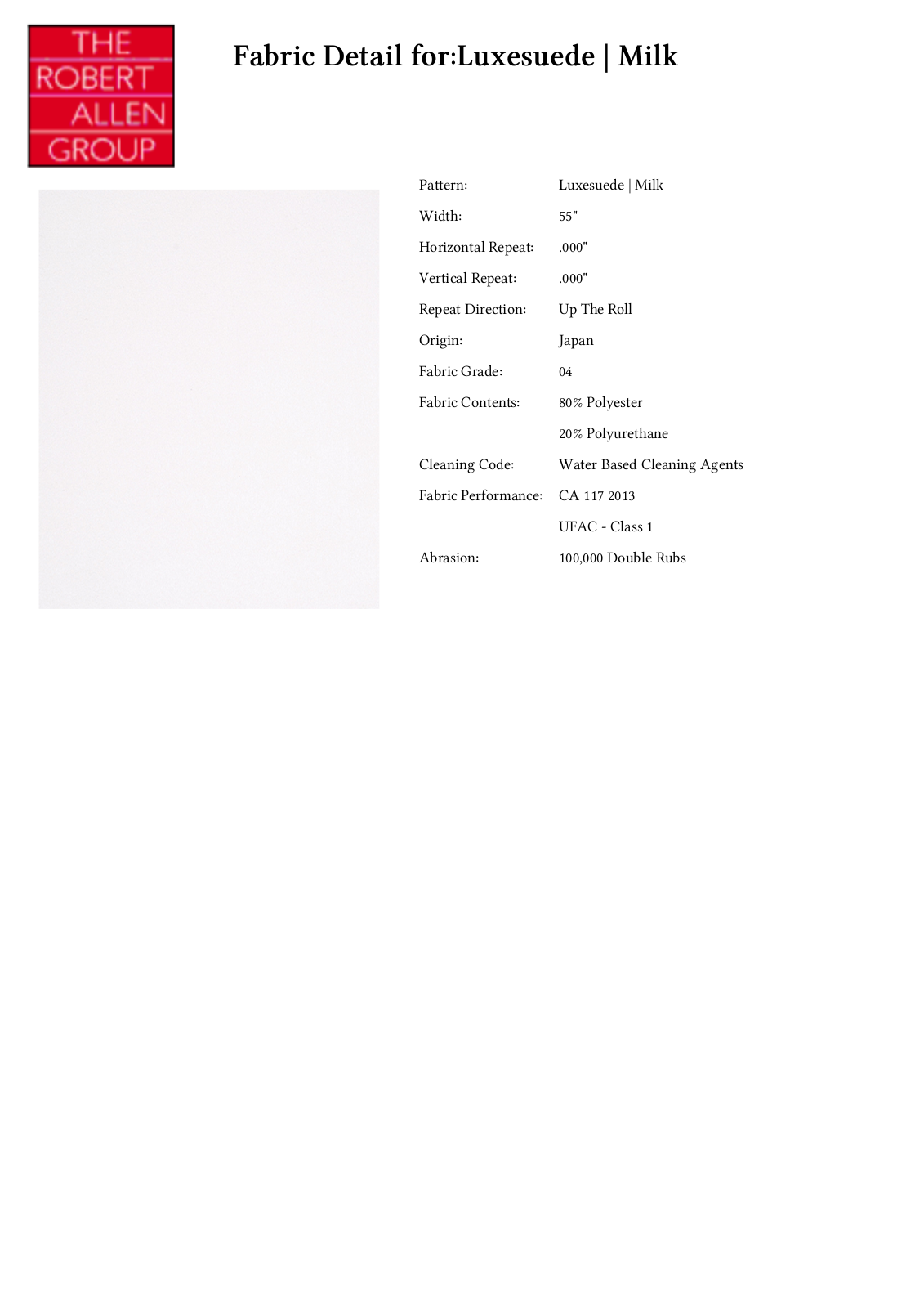 Robert Allen RALF1961 Specifications - ManualMachine.com
