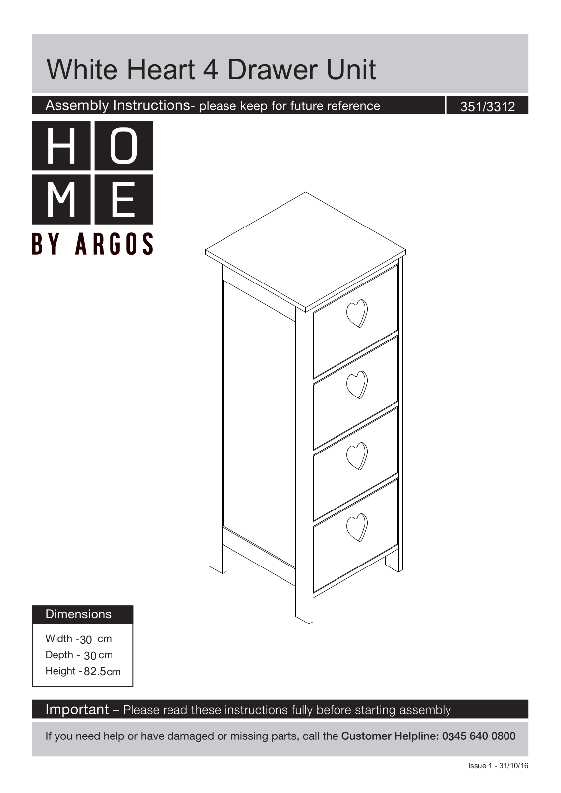 Argos 351/3312 User guide - ManualMachine.com