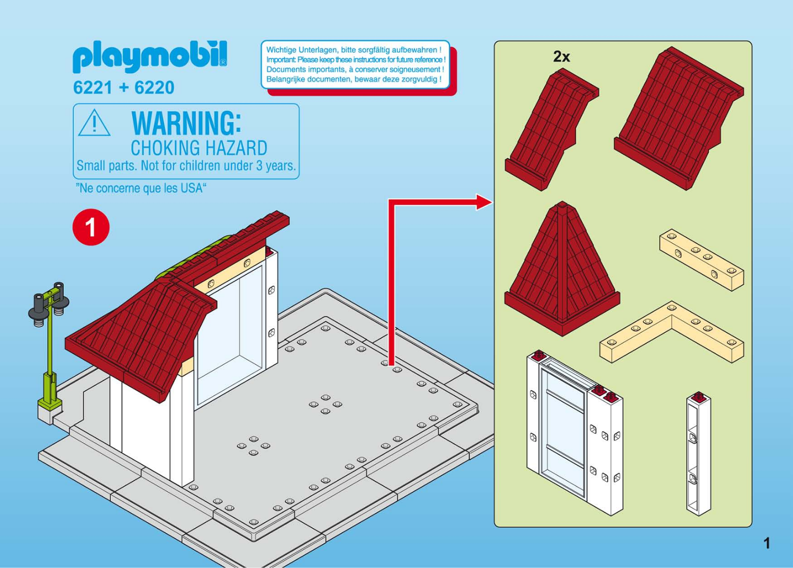 Playmobil 6221 Instructions