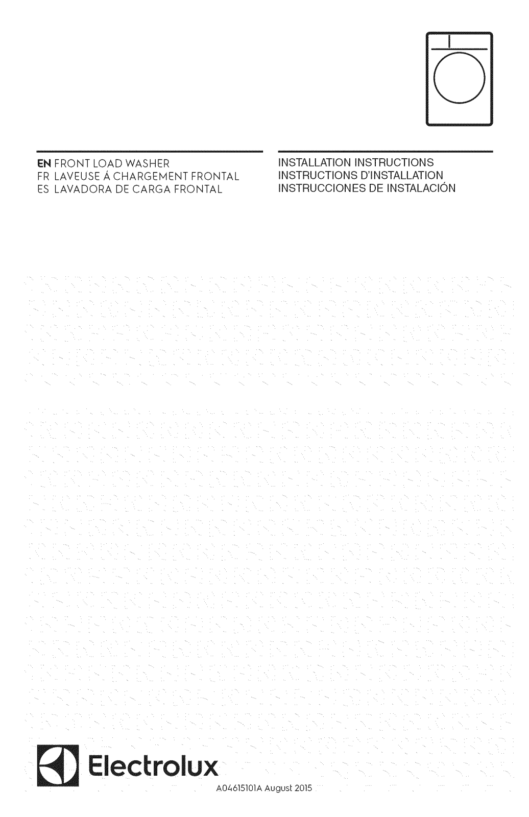 Electrolux EFLS517SIW0, EFLS517STT0, EFLS617SIW0, EFLS617STT0, EFLW417SIW0 Installation Guide