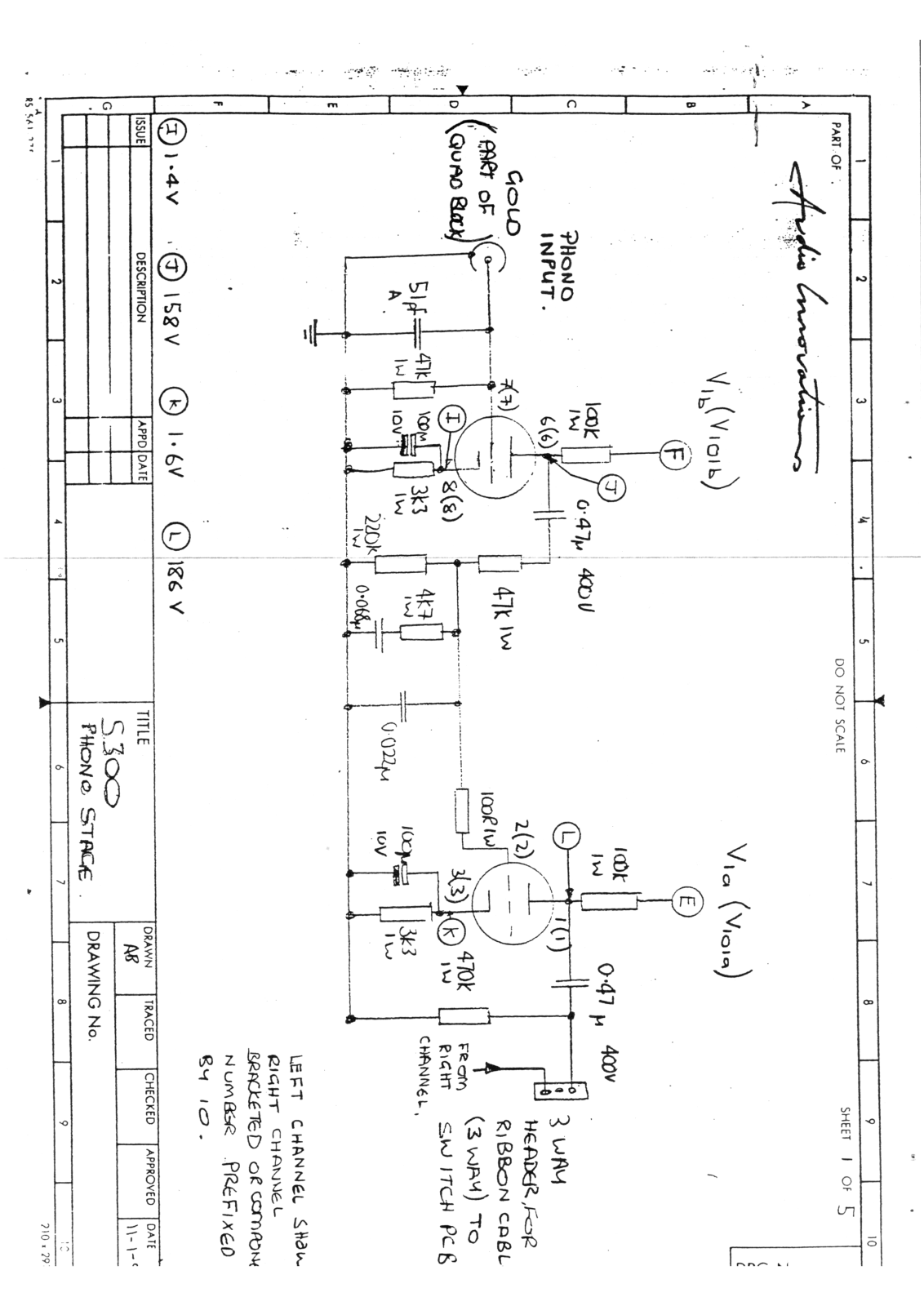 Audio Innovations 300 Schematic