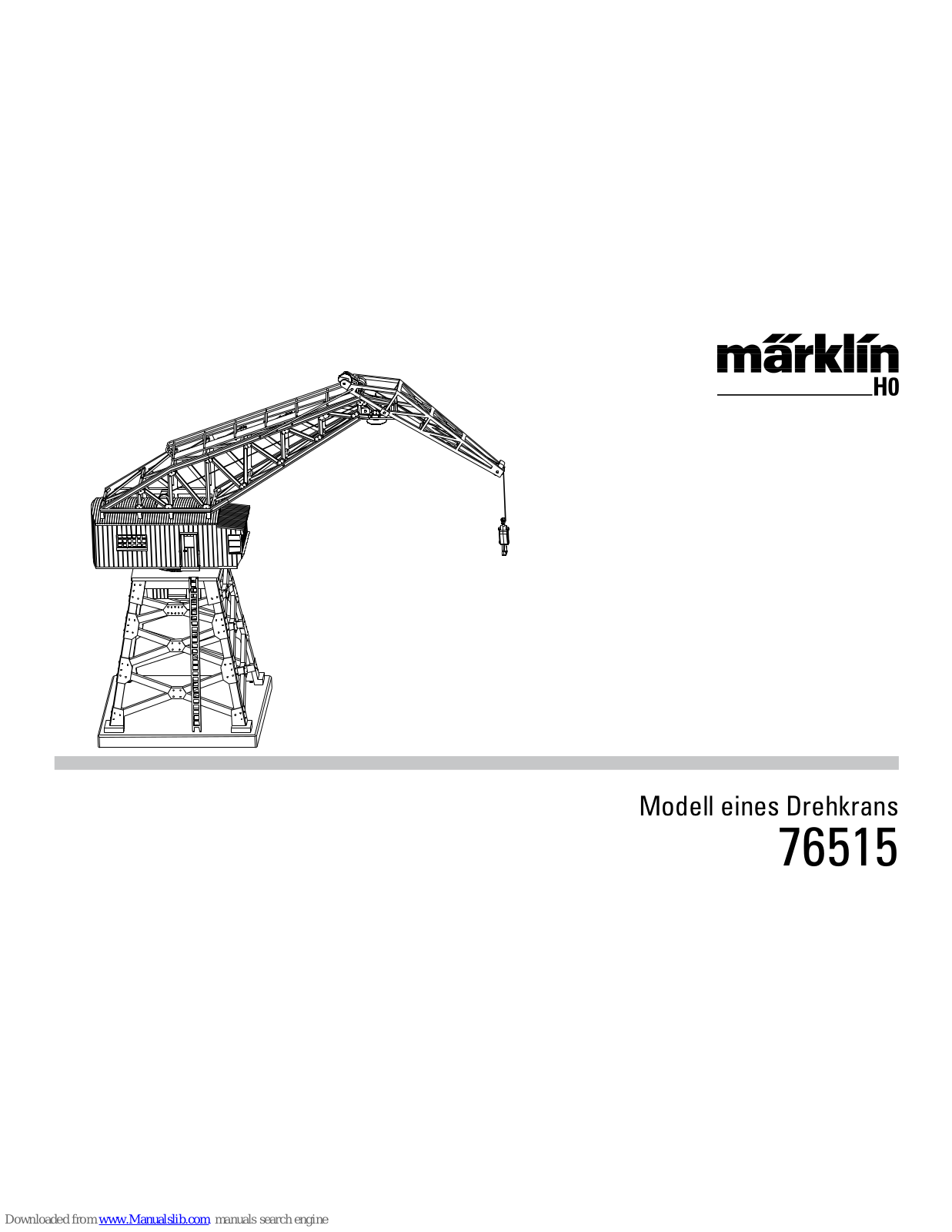 marklin 76515 Instruction Manual - ManualMachine.com