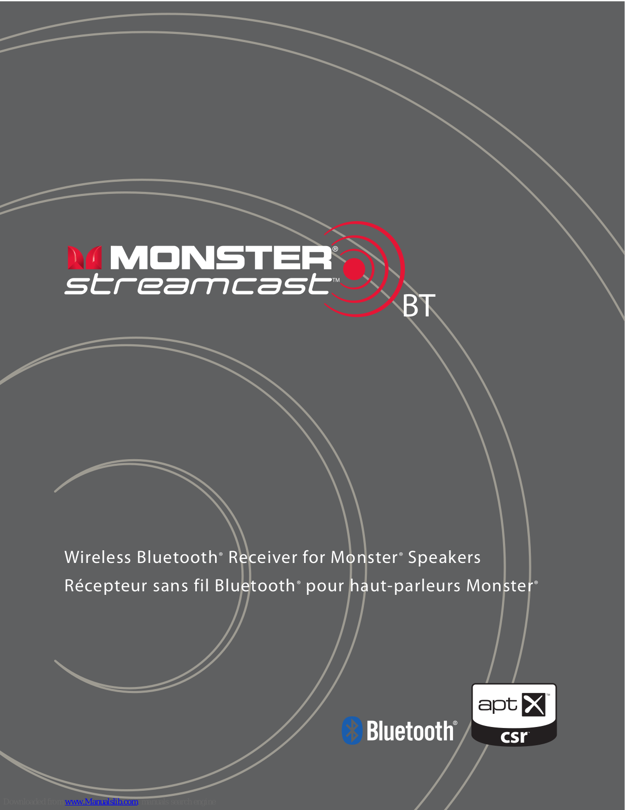 Monster Streamcast BT User Manual