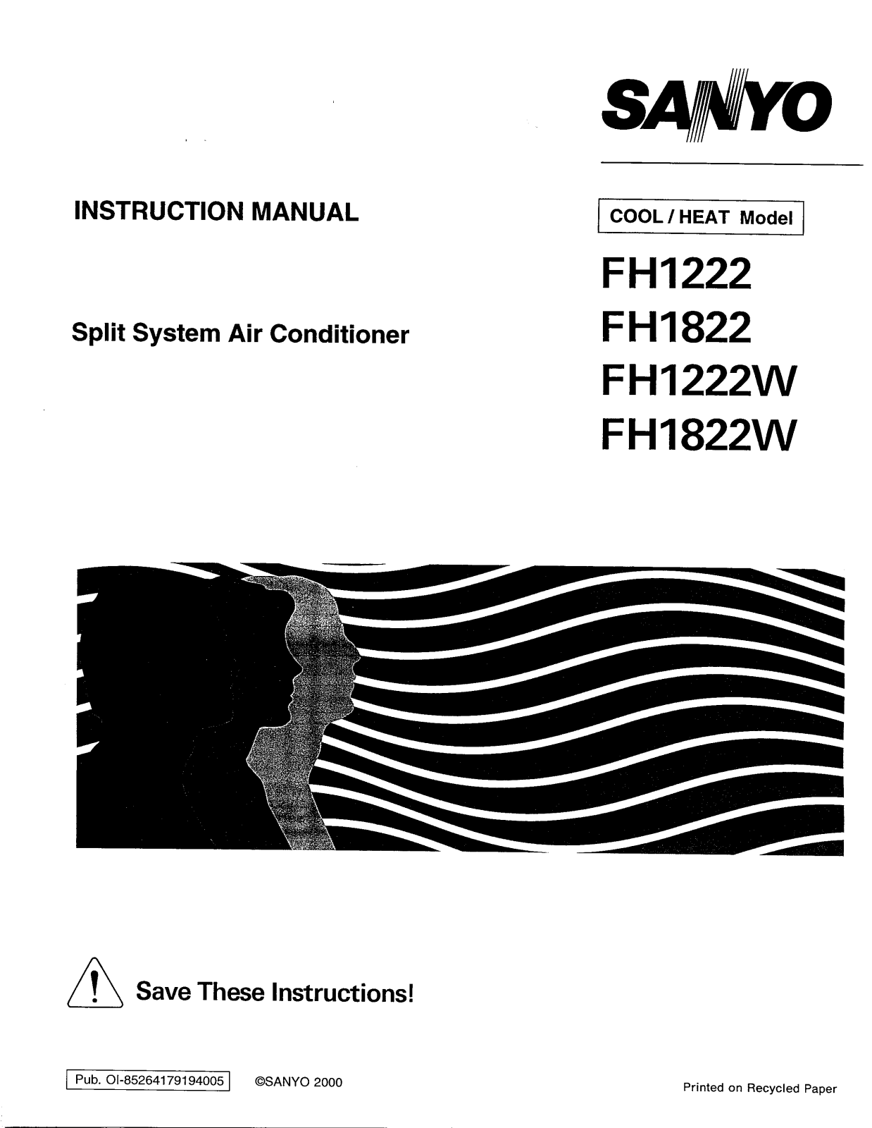Sanyo FH1 222, FH1 822W, FH1 822, FH1 222W Service Manual