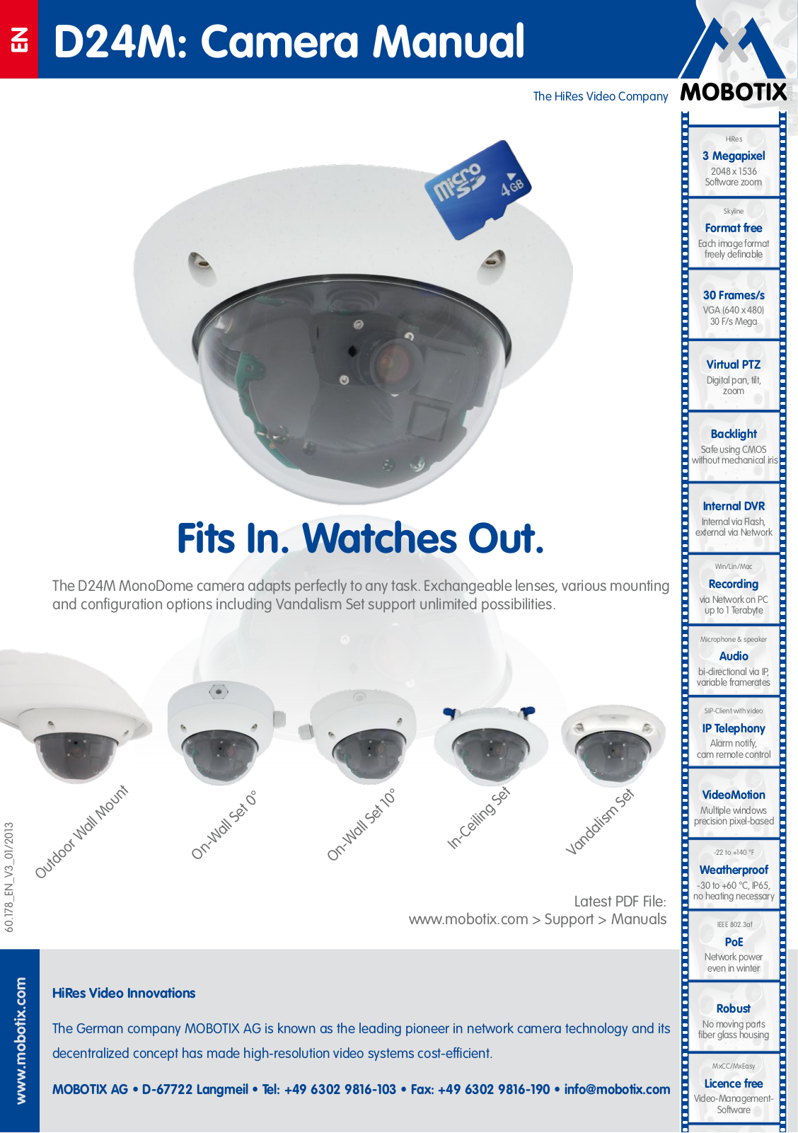 Mobotix MX-D24M-Sec, MX-D24M-OPT-DCS User Manual