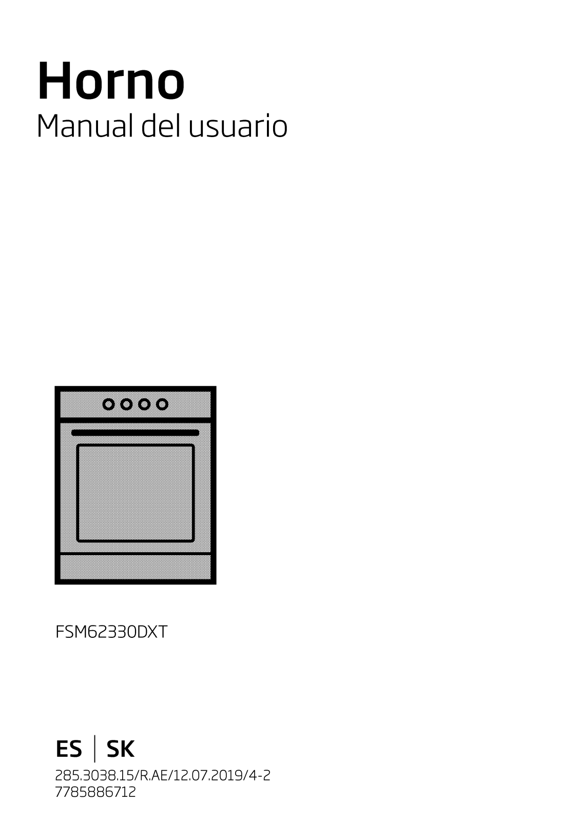 Beko FSM62330DXT User manual