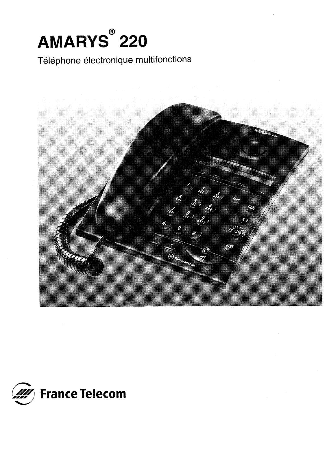 FRANCE TÉLÉCOM Amarys 220 User Manual