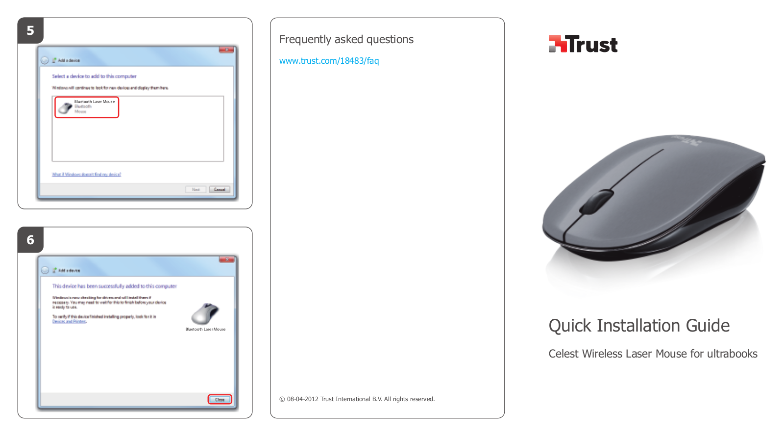 Trust 18483 Quick Installation Guide