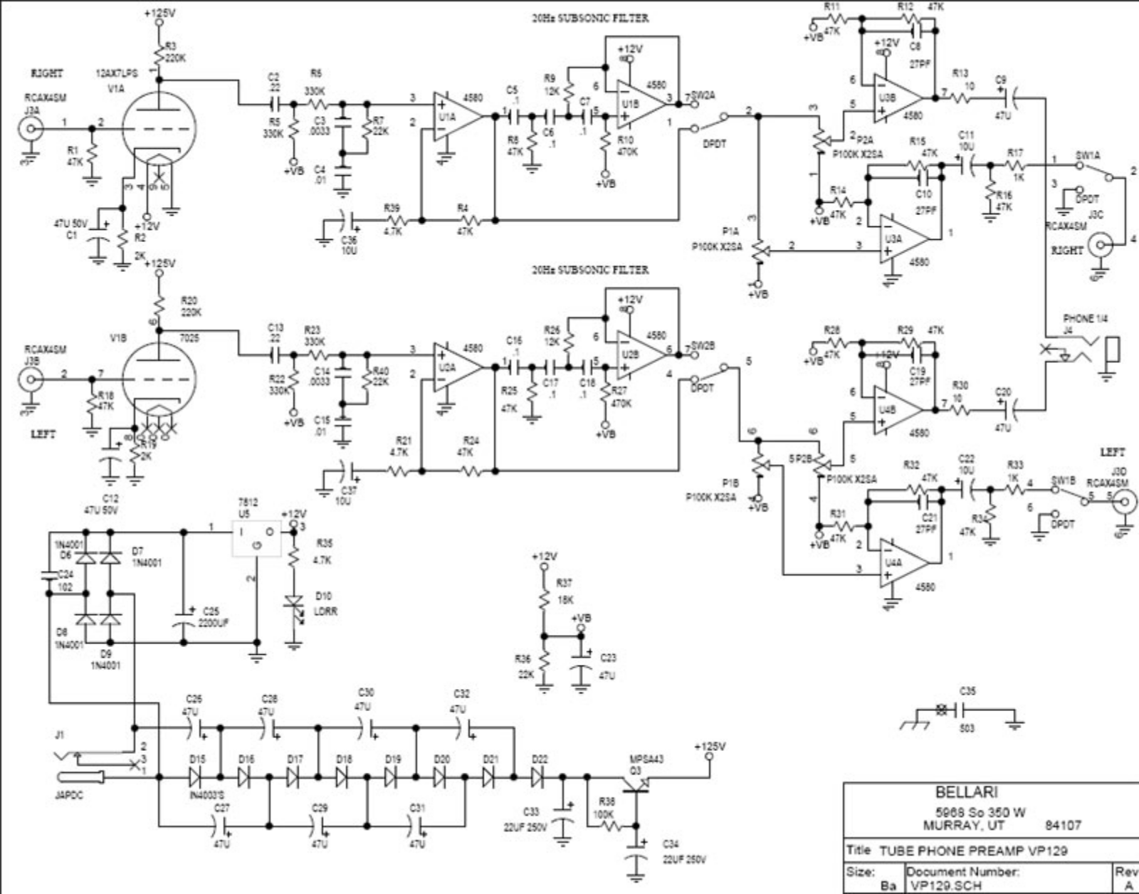 Other B Bellari-VP129 Schematic - ManualMachine.com
