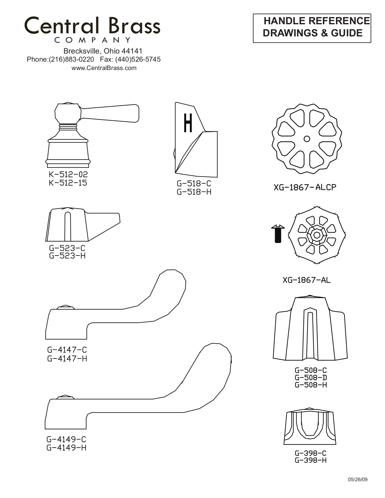 CENTRAL BRASS G-1043 User Manual - ManualMachine.com