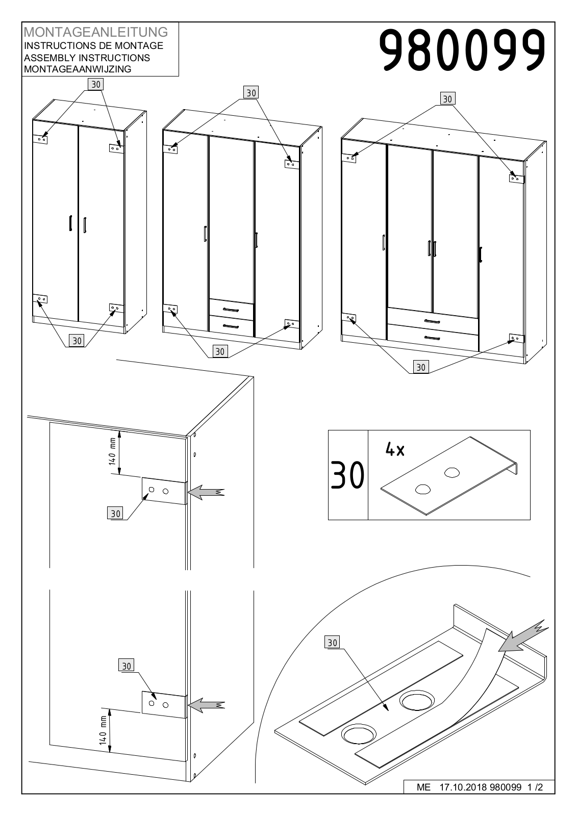 Wimex 980099 Assembly instructions