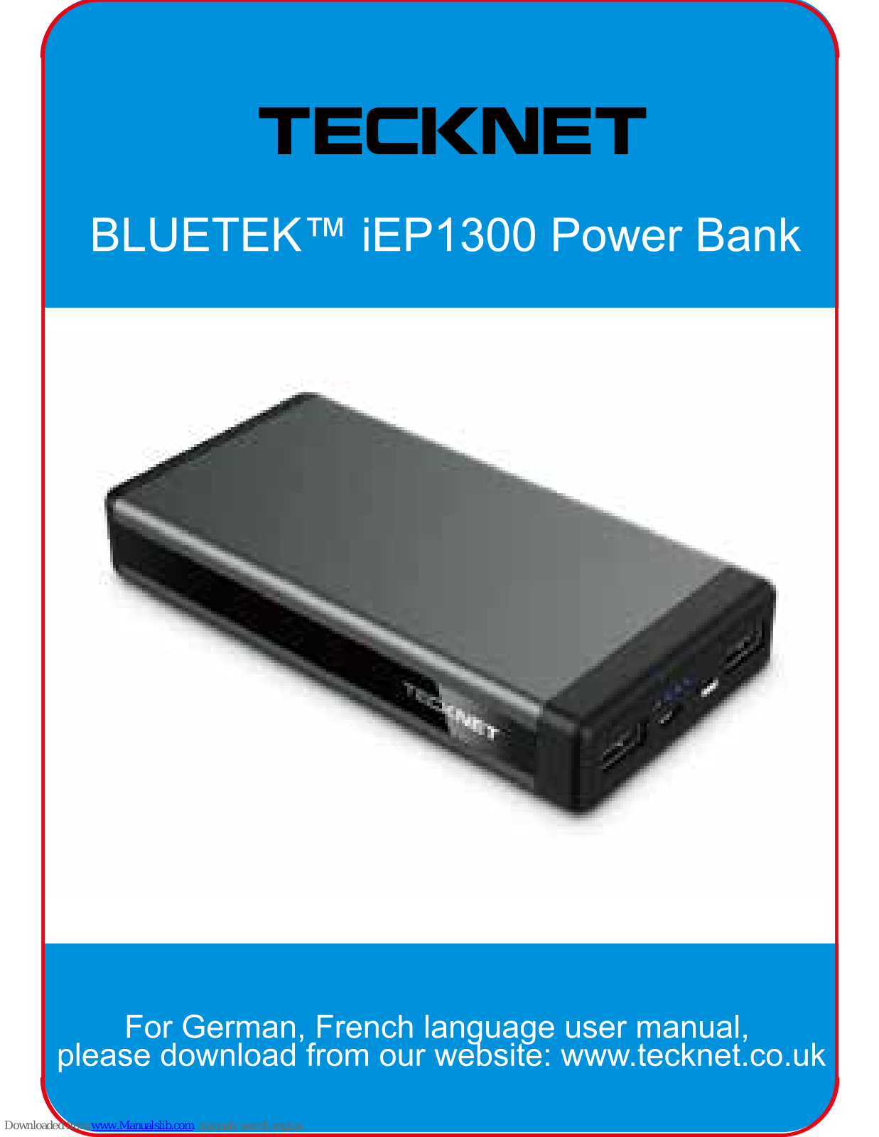 Tecknet bluetek iep1300 User Manual