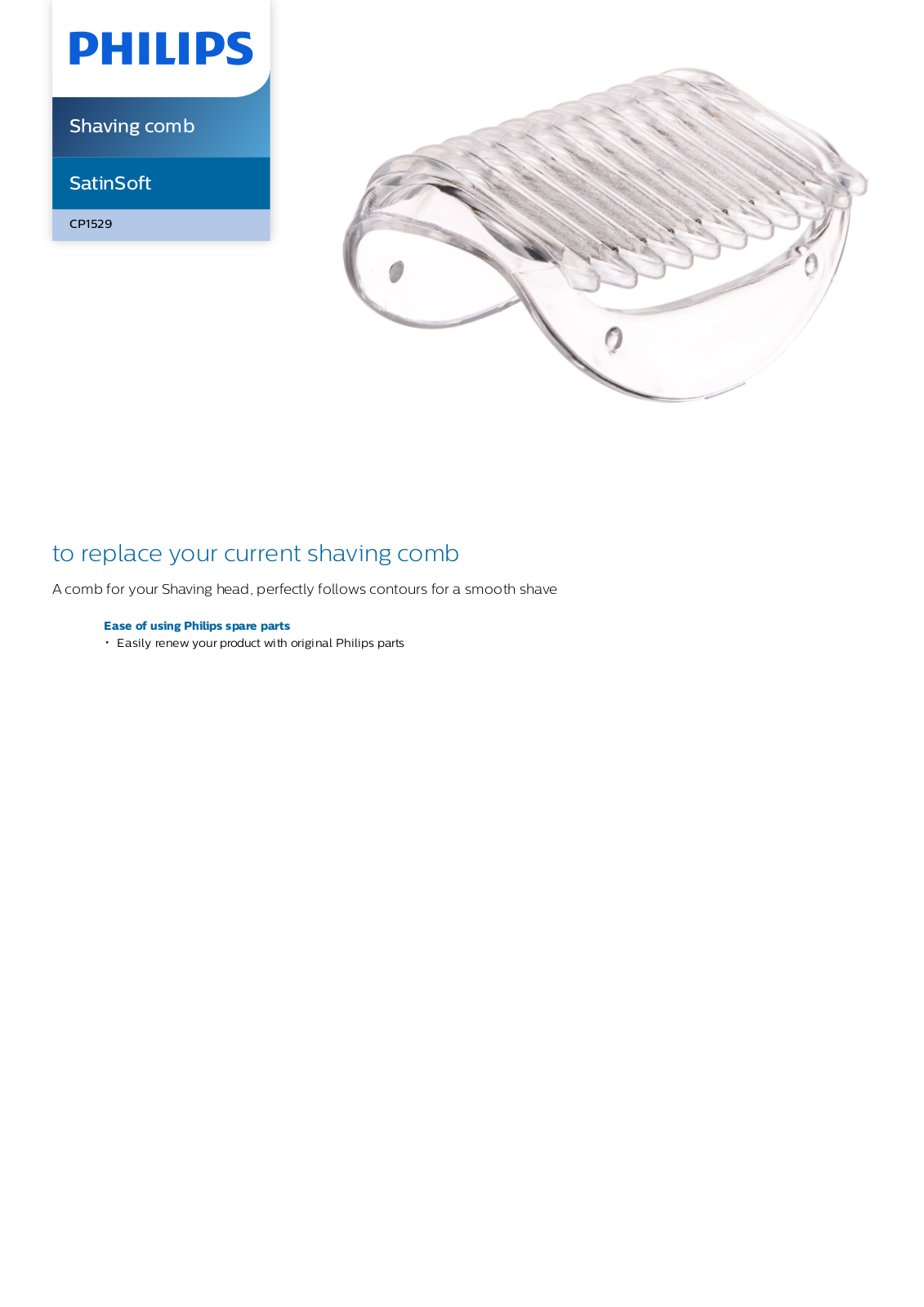 Philips CP1529/01 leaflet - ManualMachine.com