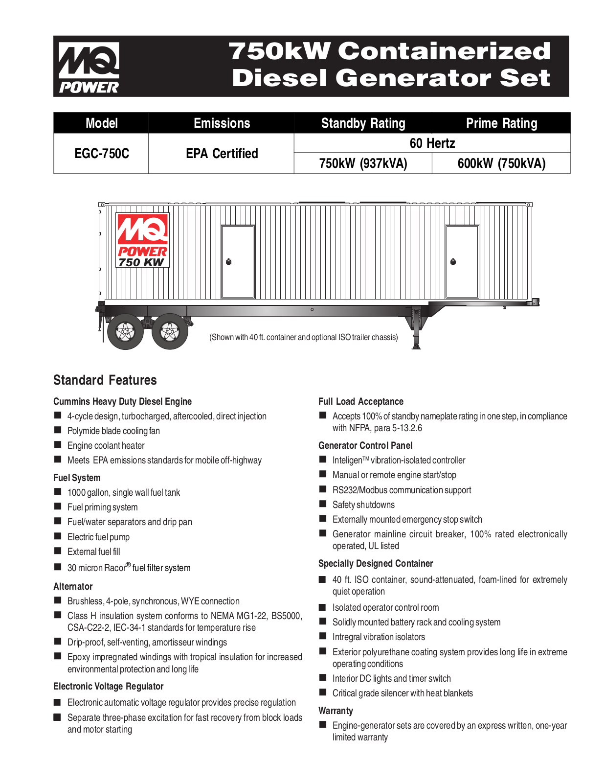 Multiquip EGC-750C User Manual