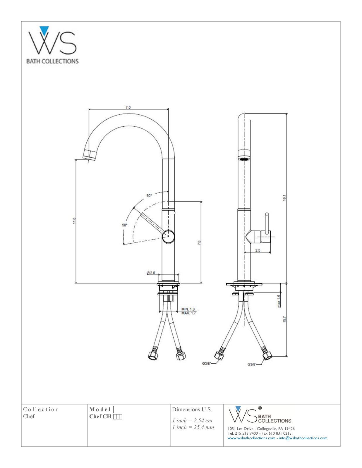 WS Bath Collections WSO3115 Specifications - ManualMachine.com