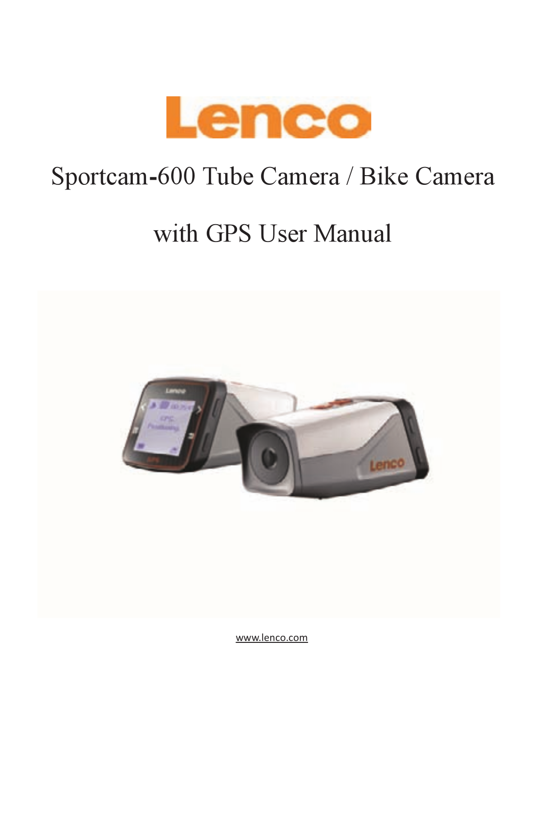 Lenco Sportcam 600 User Guide