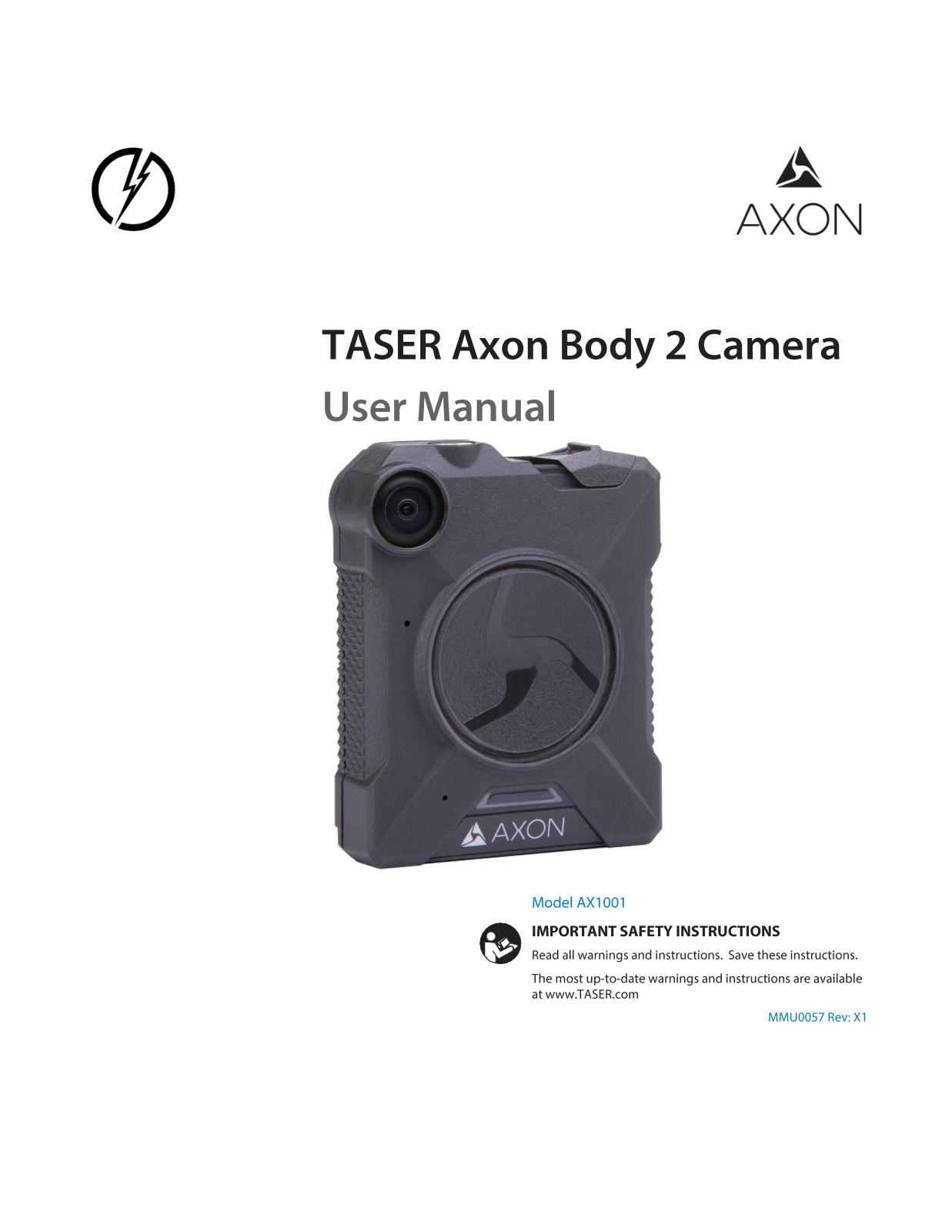 Axon Enterprise S00947 User Manual