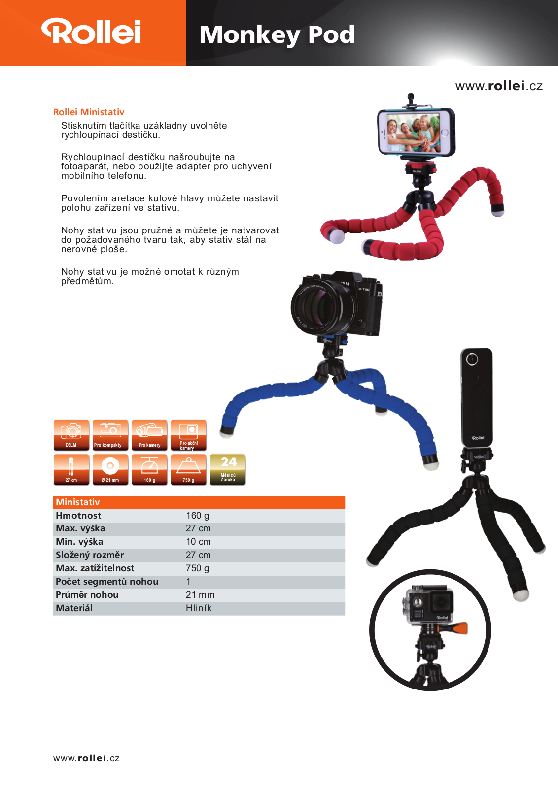 Rollei Monkey Pod User Manual